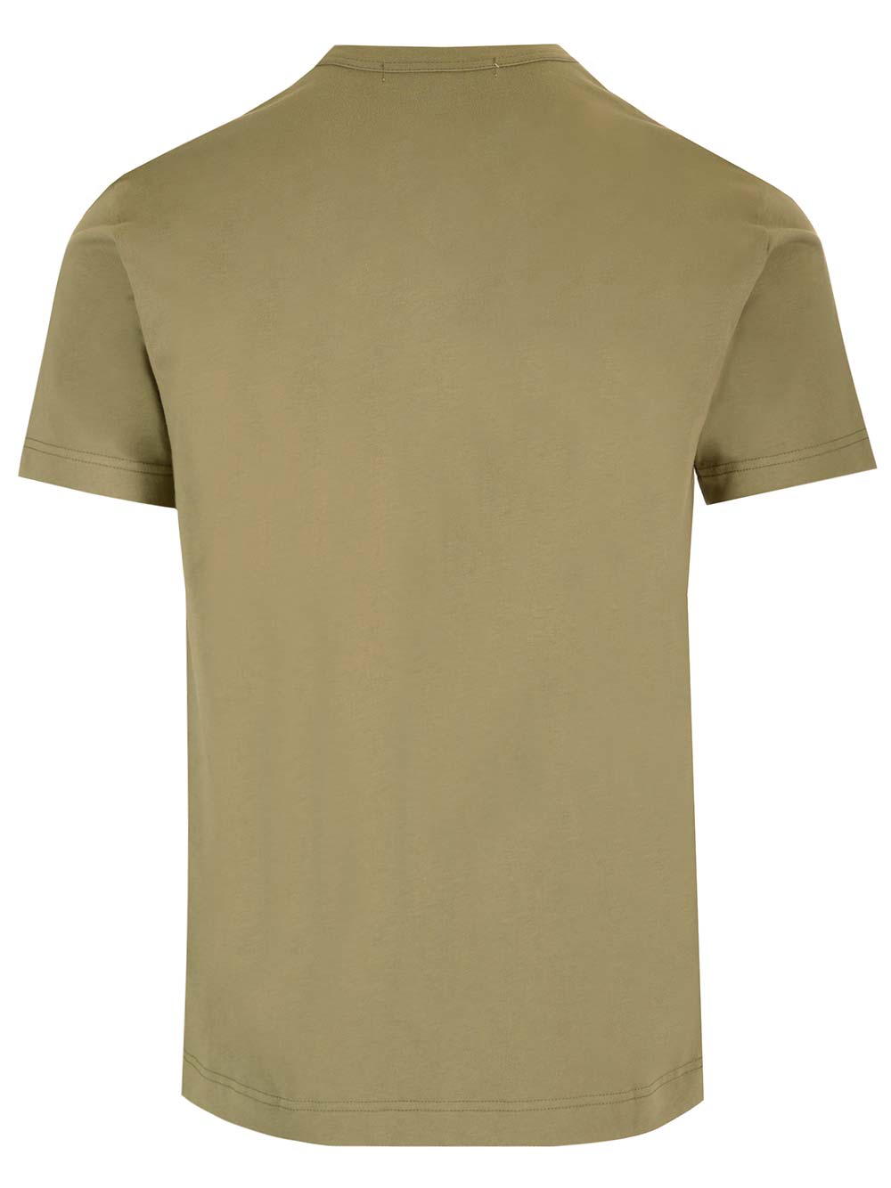 Shop Comme Des Garçons Shirt Khaki Green Slim T-shirt In Kaki