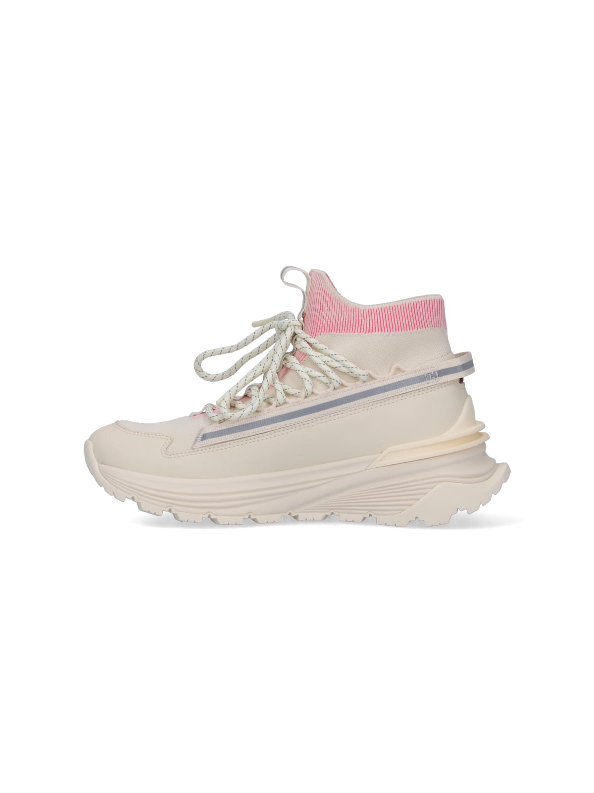 Moncler High-top Sneakers Light Runner Fabric Mix