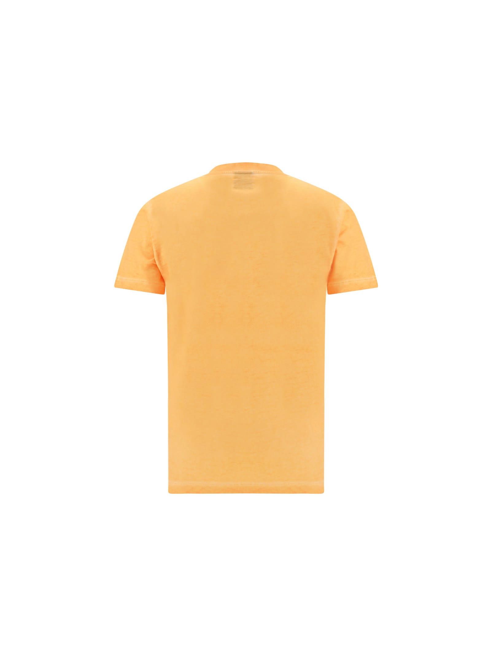 Shop Marcelo Burlon County Of Milan Regular T-shirt In Orange
