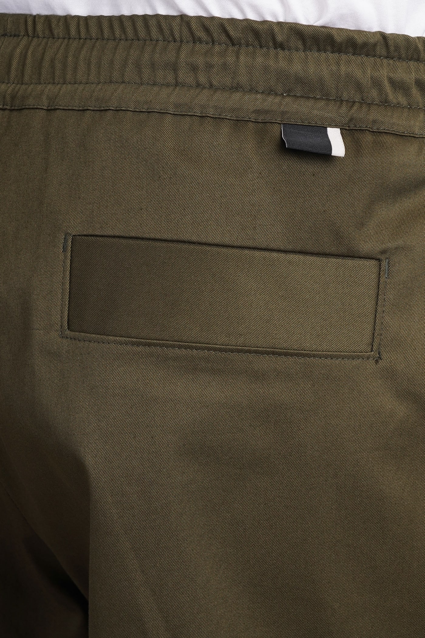 Shop Low Brand George Pants In Green Cotton