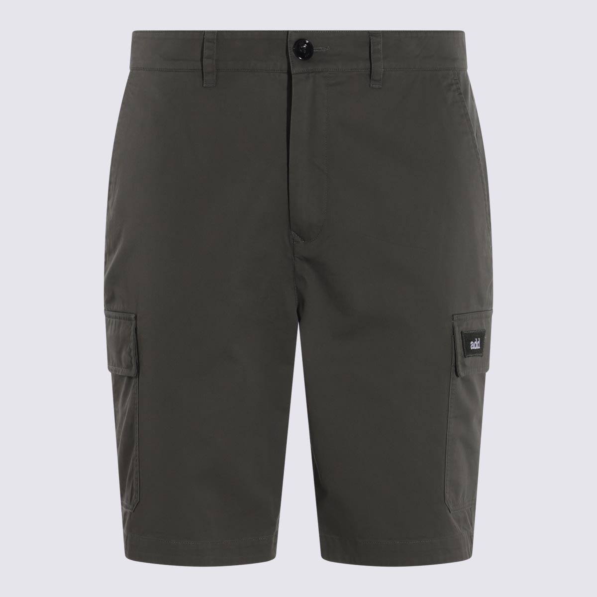 Dark Green Cotton Shorts