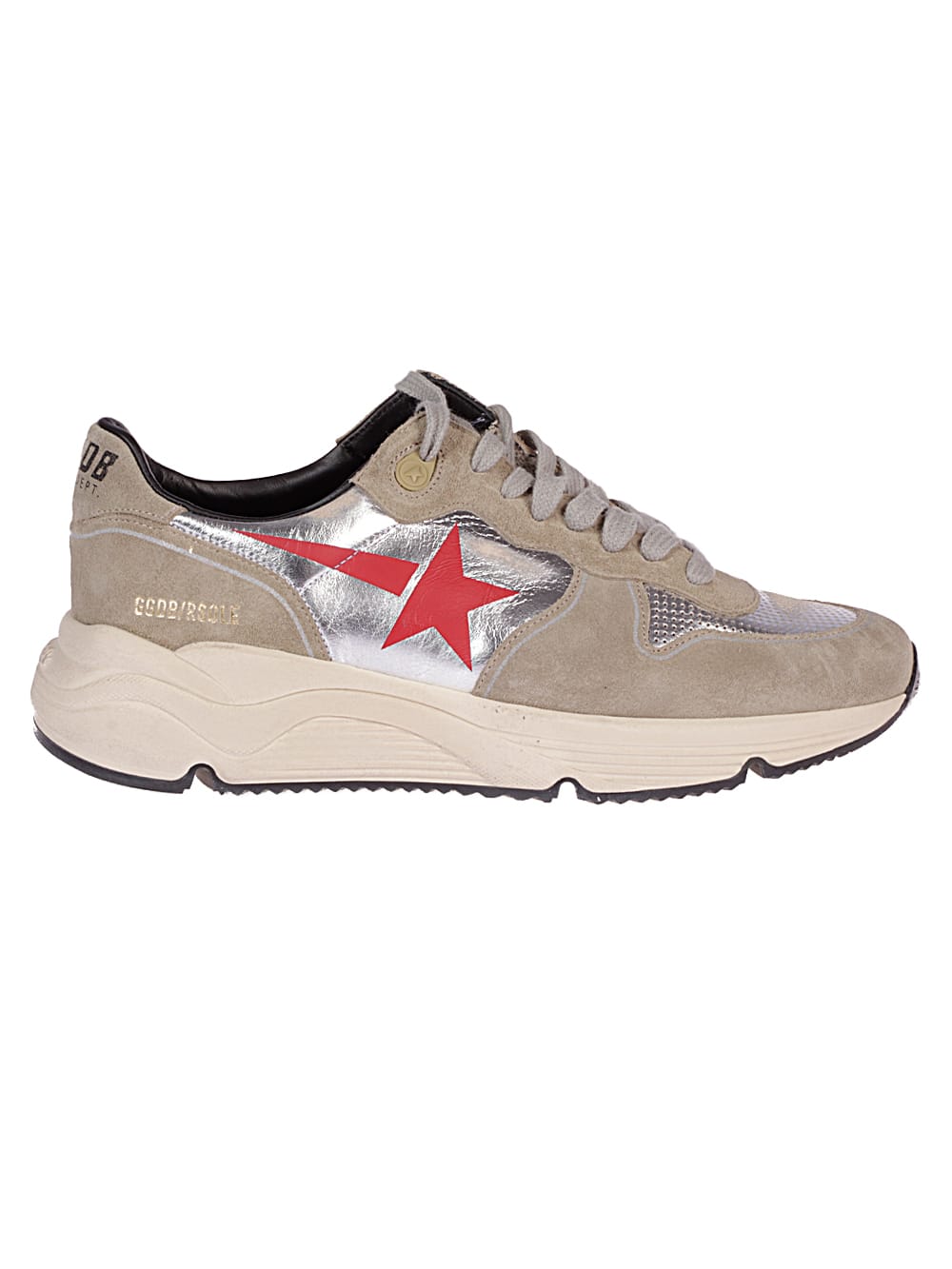 Golden Goose Running Sole Suede Toe And Spur Forated Toe Box La