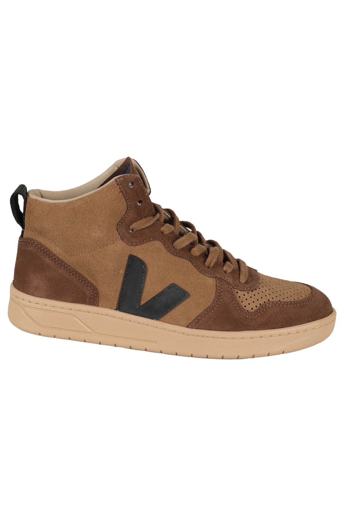 Shop Veja V-15 In Brown Black