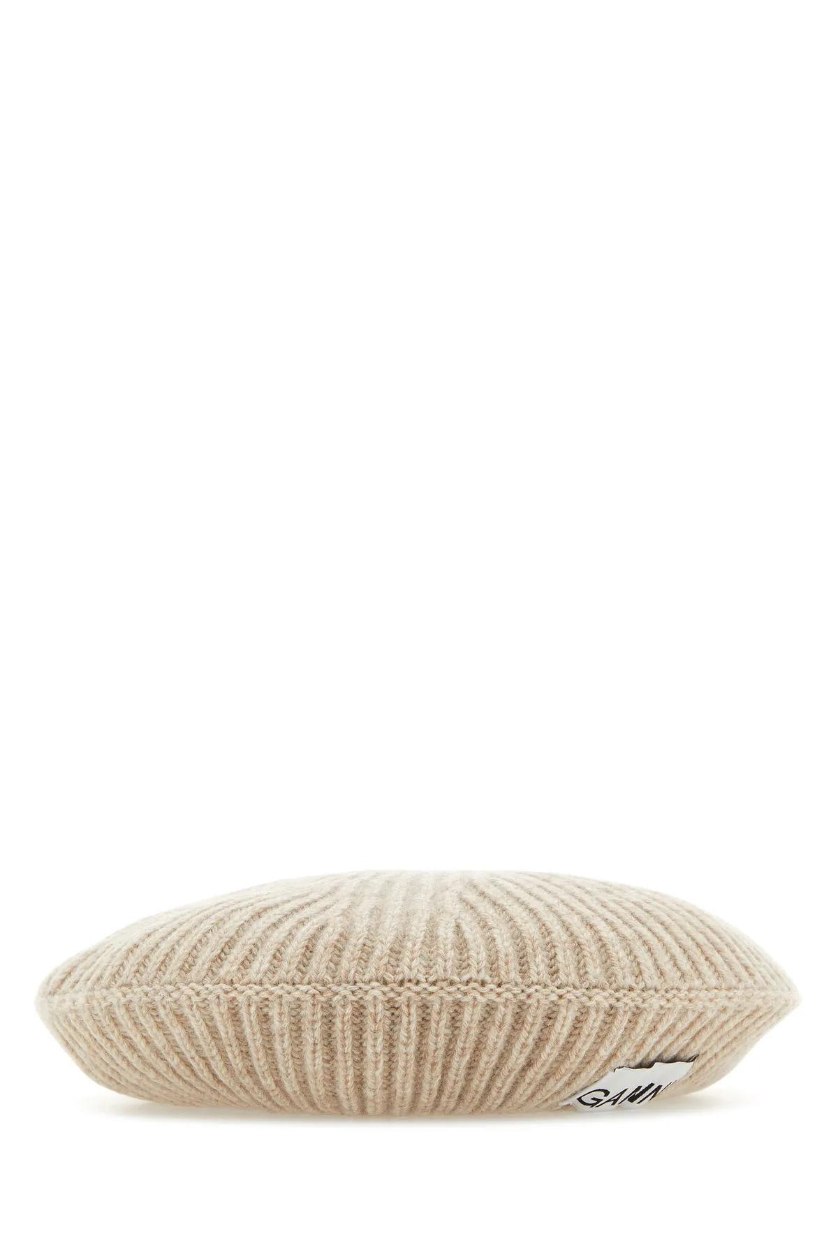 Sand Wool Blend Beret