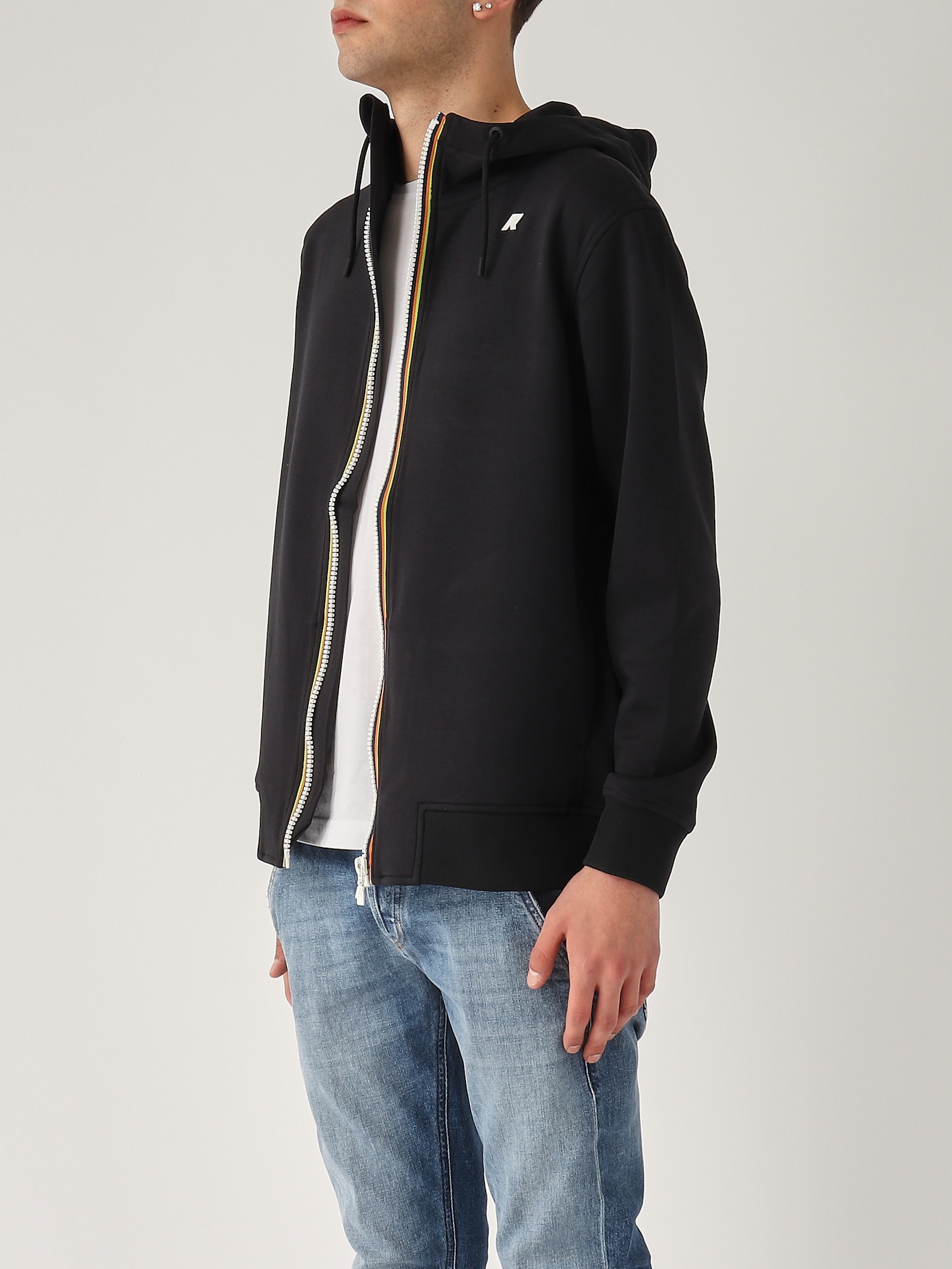 K-way Rainer Spacer Sweatshirt In Black