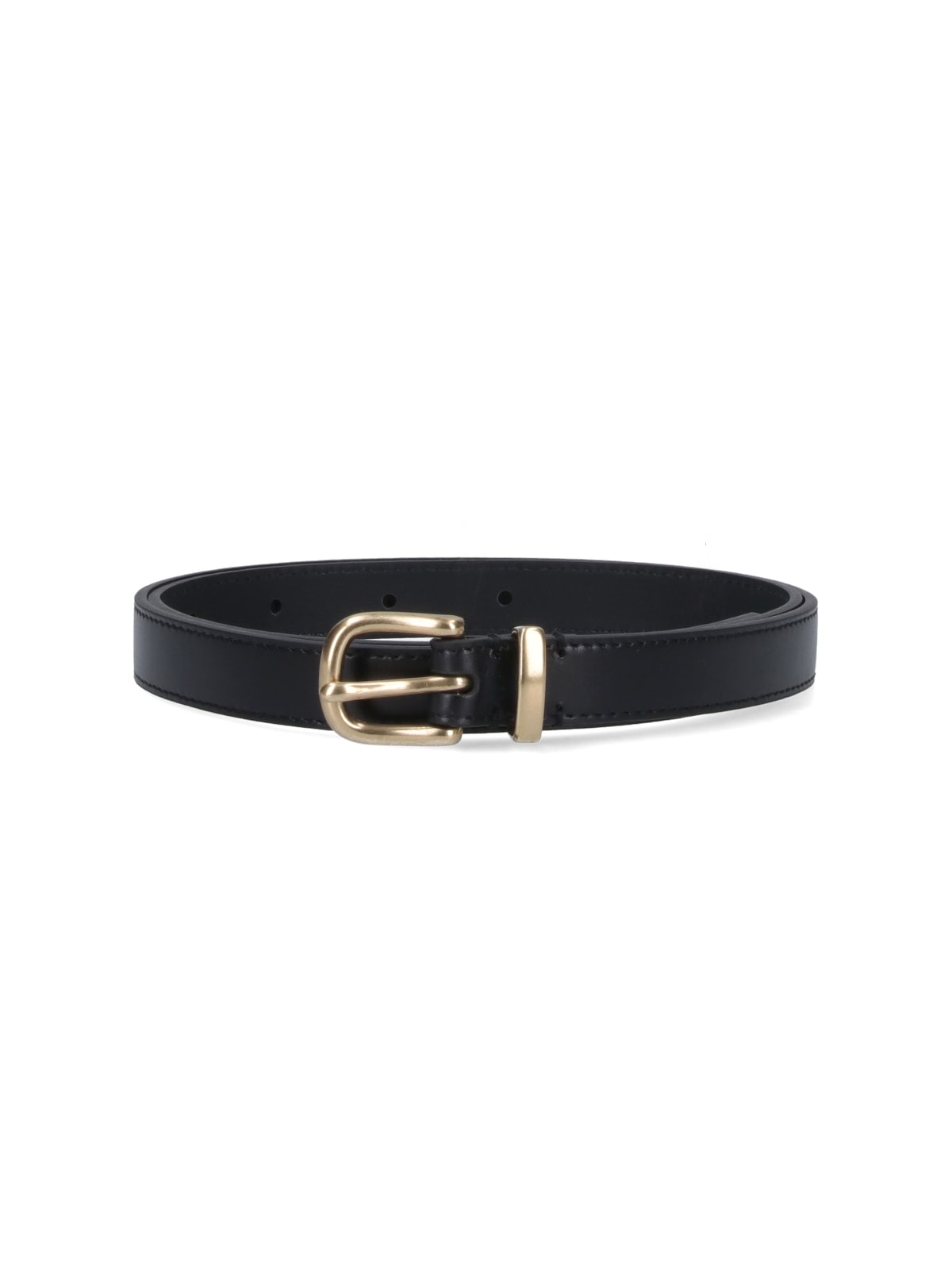 Shop Tonywack Leather Belt In Black