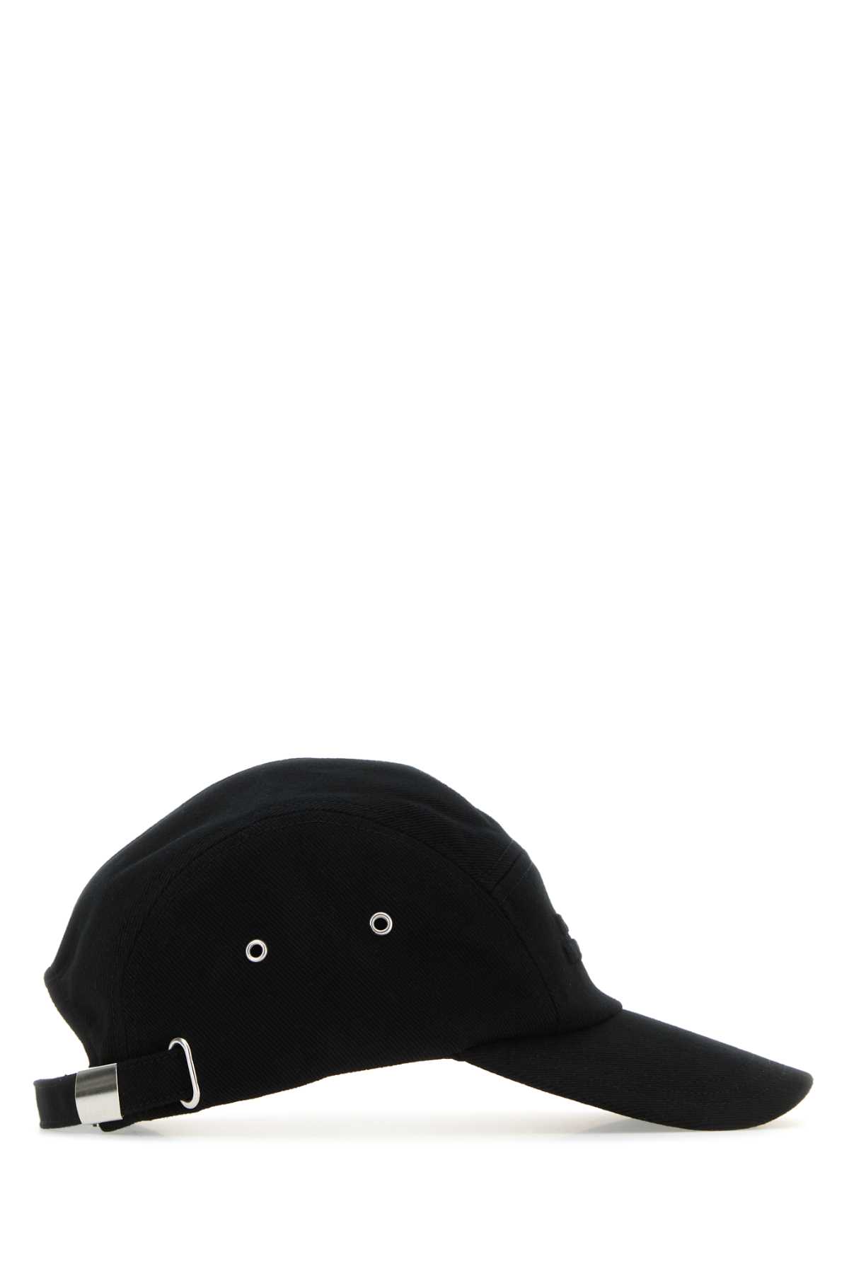 Isabel Marant Black Cotton Tedji Baseball Cap In Black/black