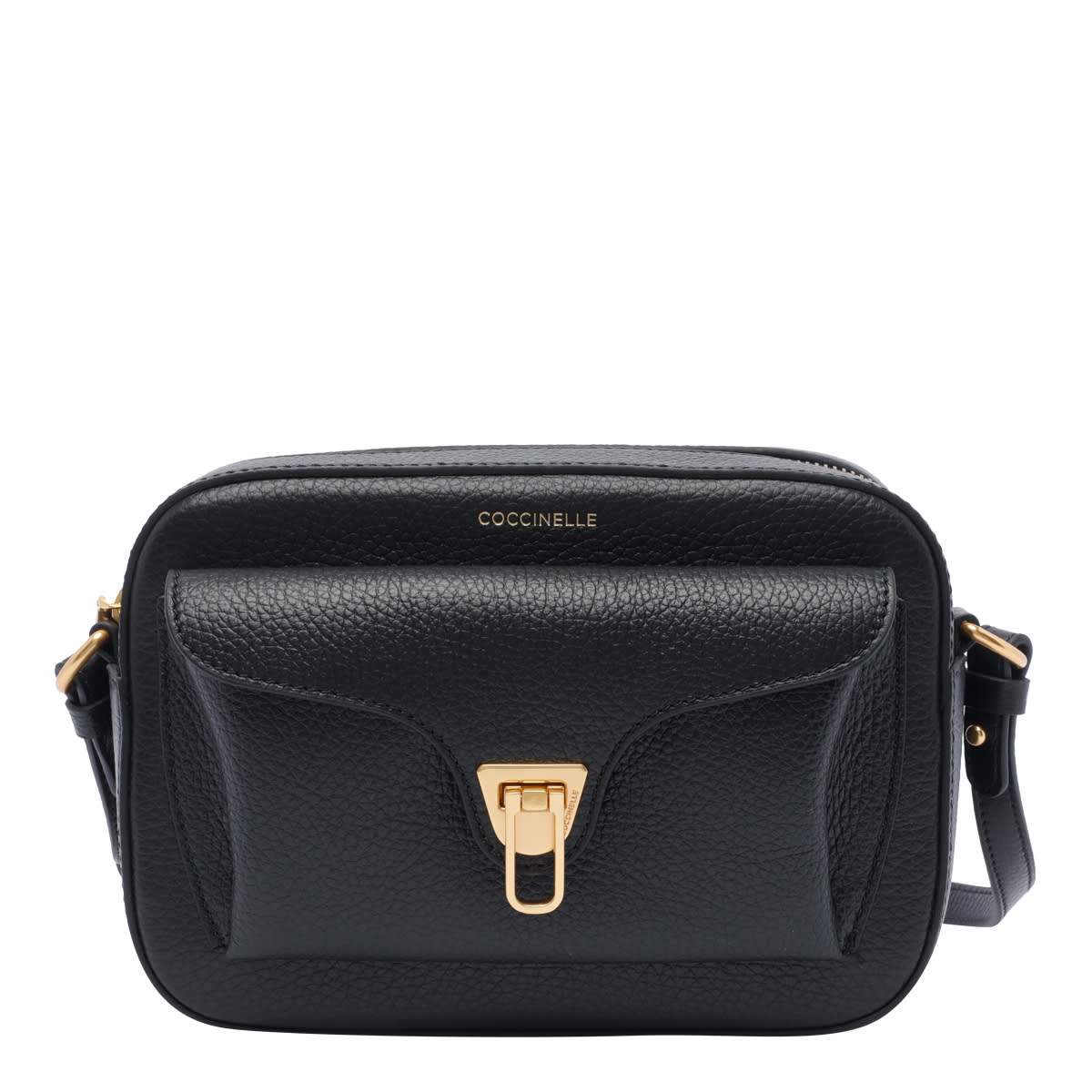 Shop Coccinelle Beat Soft Crossbody Bag In Black