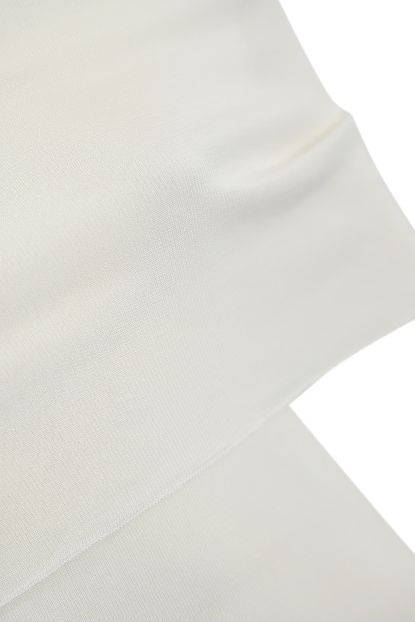 Mvp Wardrobe Flowing Viscose Sweater In Bianco Latte