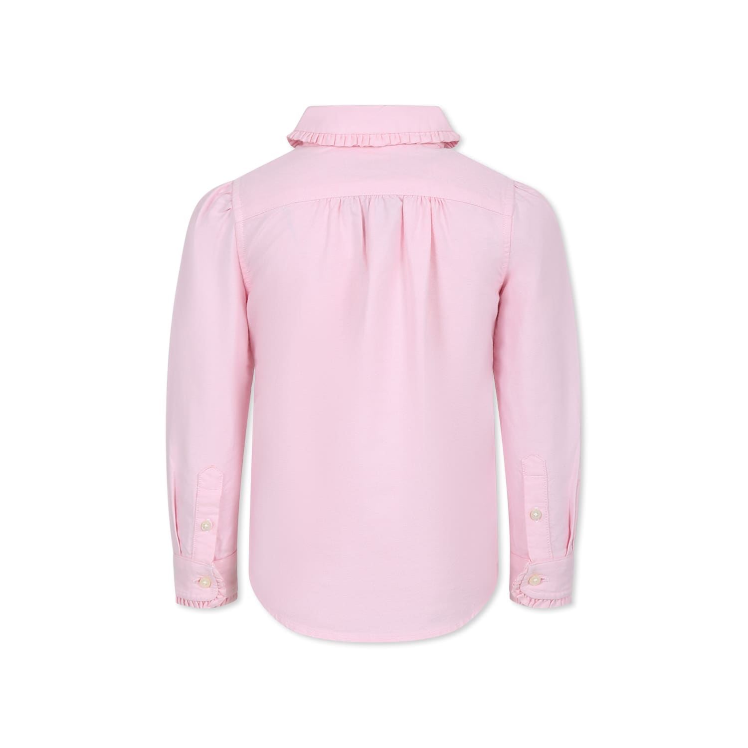 Shop Ralph Lauren Pink Shirt For Girl With Horse