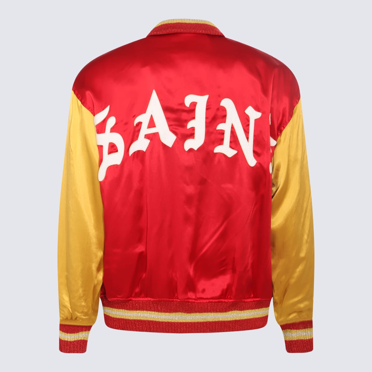 Shop Saint Mxxxxxx Red And Yellow Casual Jacket