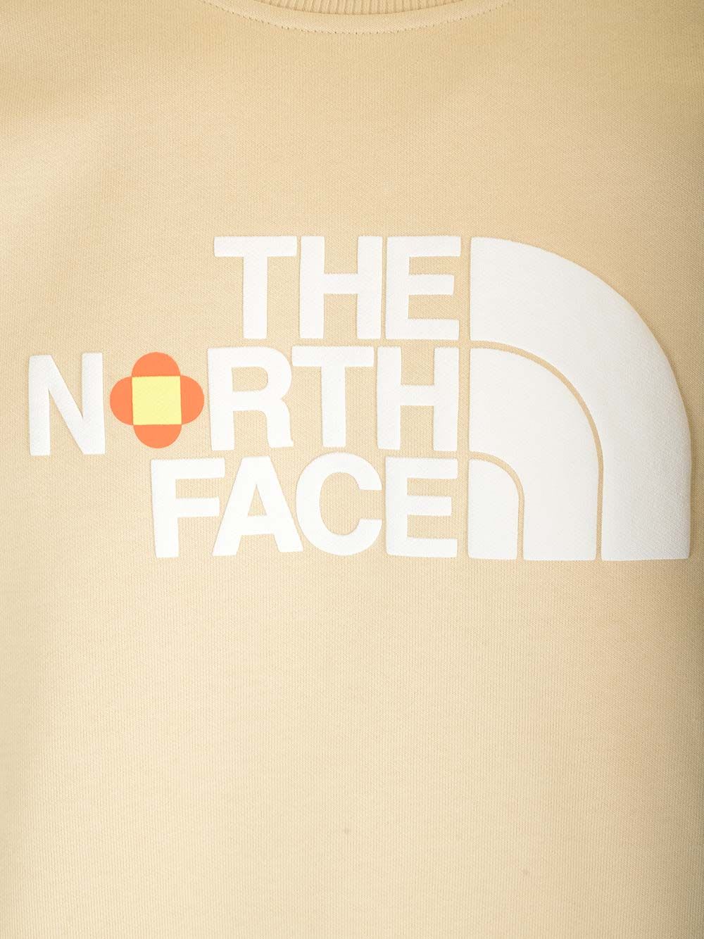 Shop The North Face Tnf X Yinka Ilori Crewneck Sweatshirt In Beige