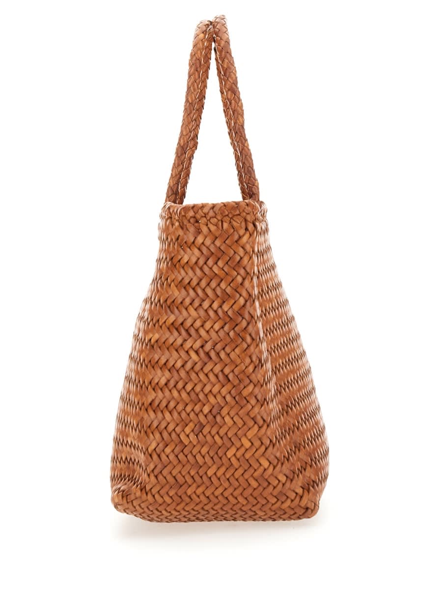 Dragon Diffusion Small Grace Basket Bag In Brown
