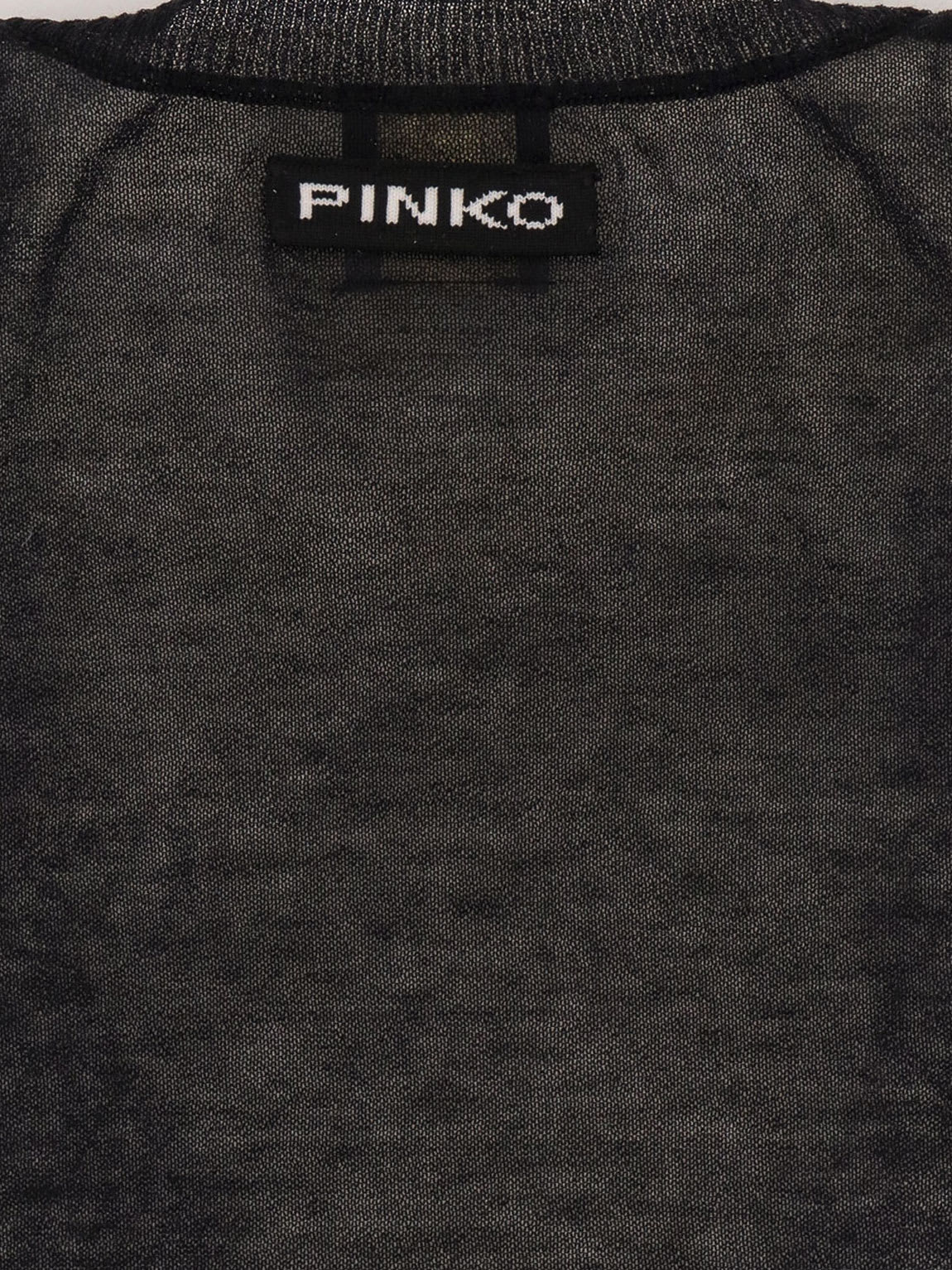 Pinko Mark Cotton Blend T-shirt With Combined Top In Black