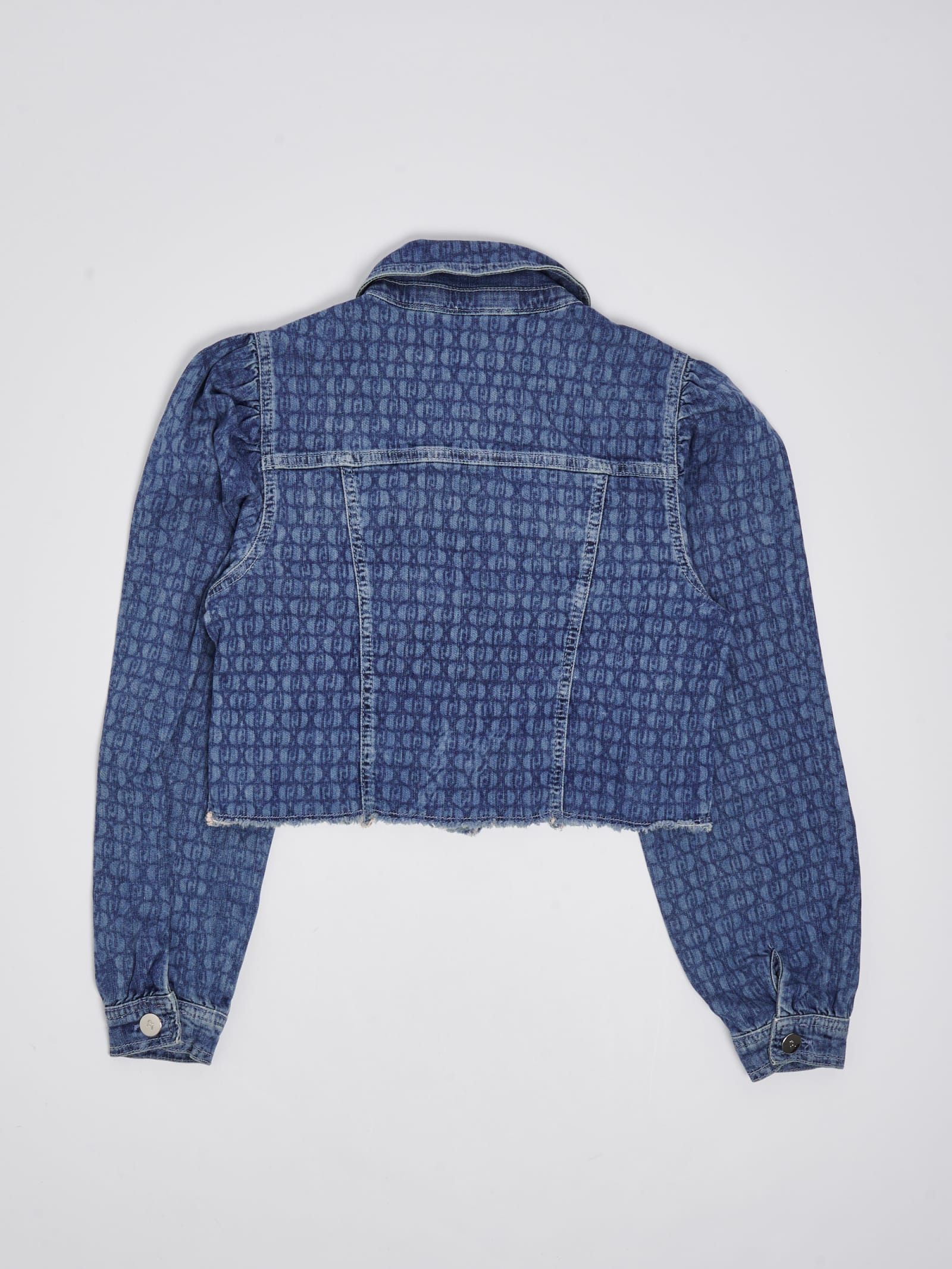 Shop Liu •jo Jacket Jeans Jacket In Denim Medio