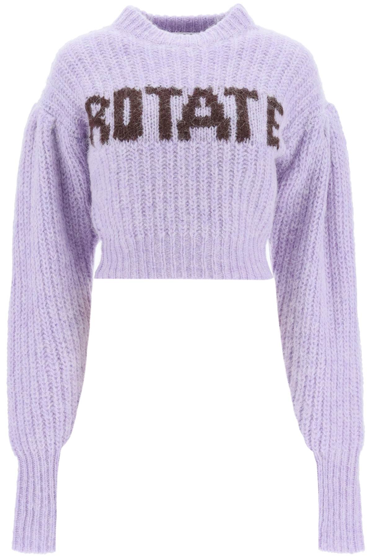 Rotate by Birger Christensen adley Cropped Sweater