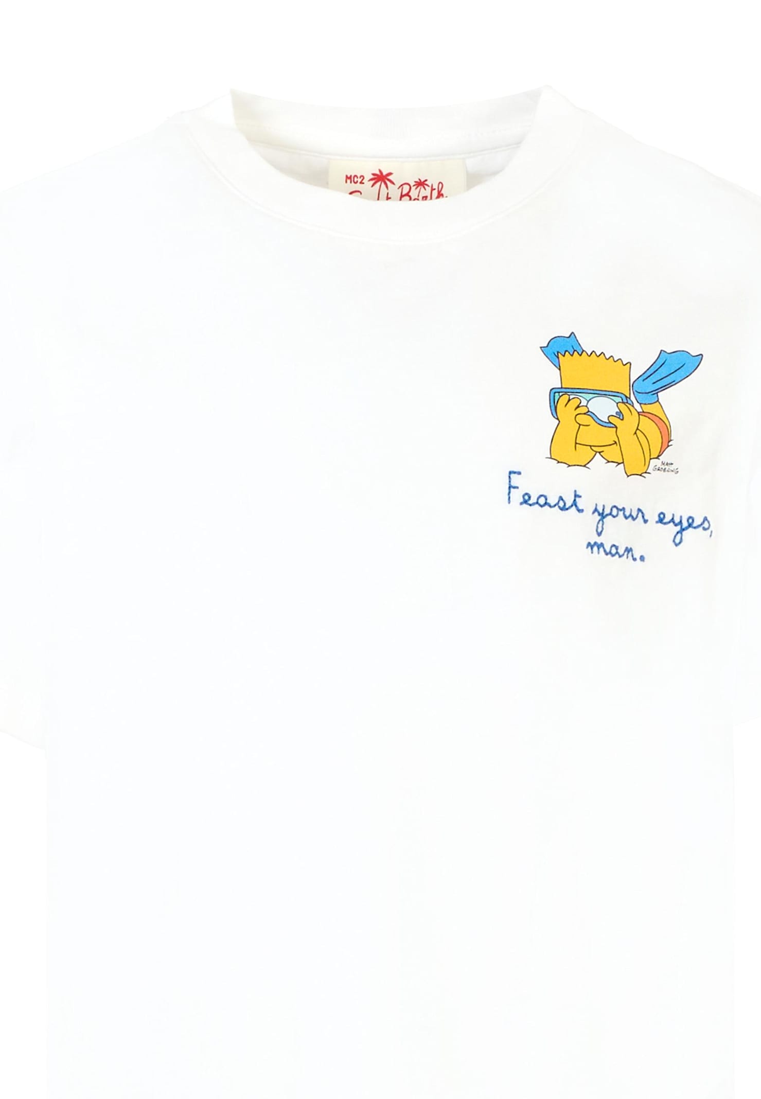 Mc2 Saint Barth T-shirt Kids Color Bianco 3 In White
