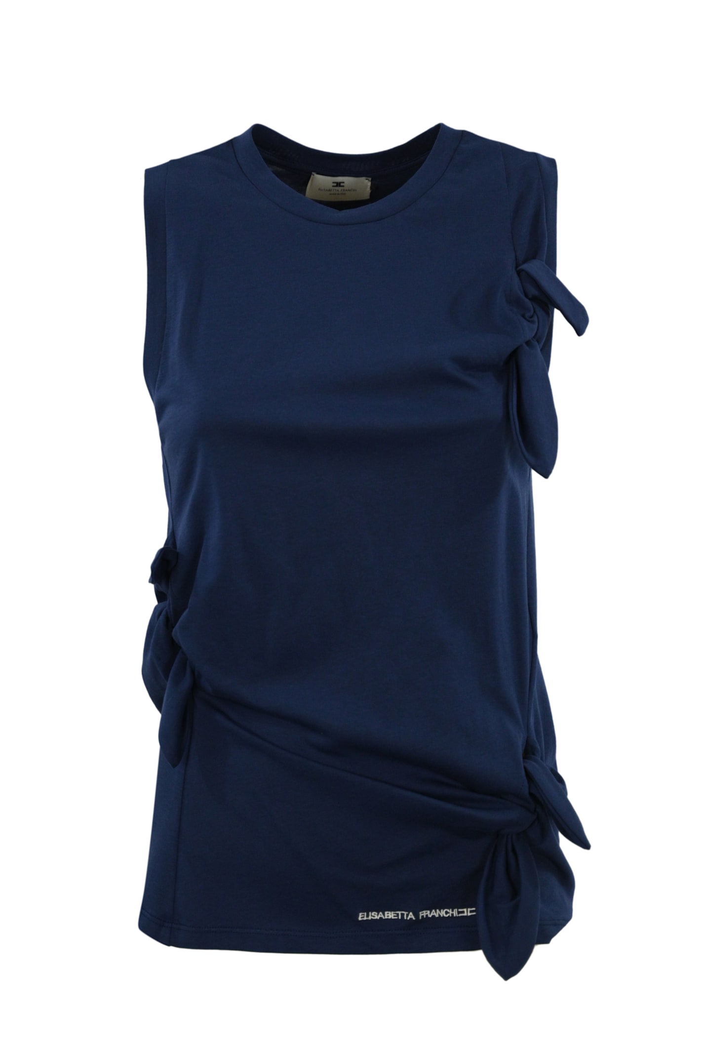 Jersey Tank Top With Bows