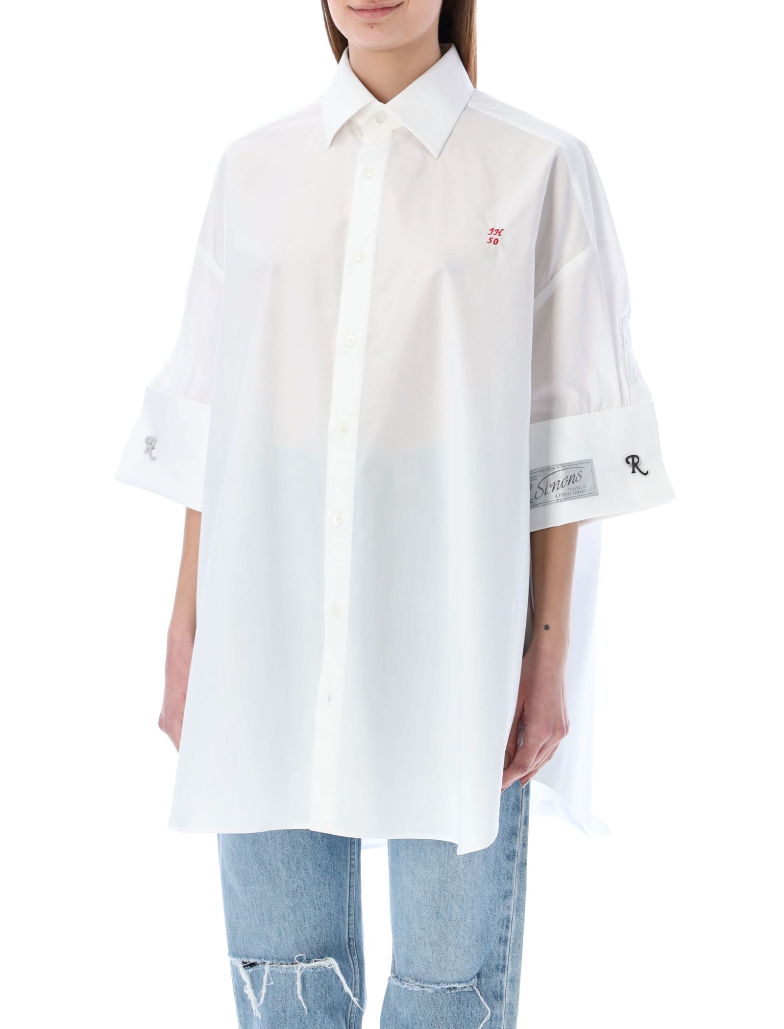 Raf Simons Short Sleeve Business Shirt With Artist Date | Smart Closet