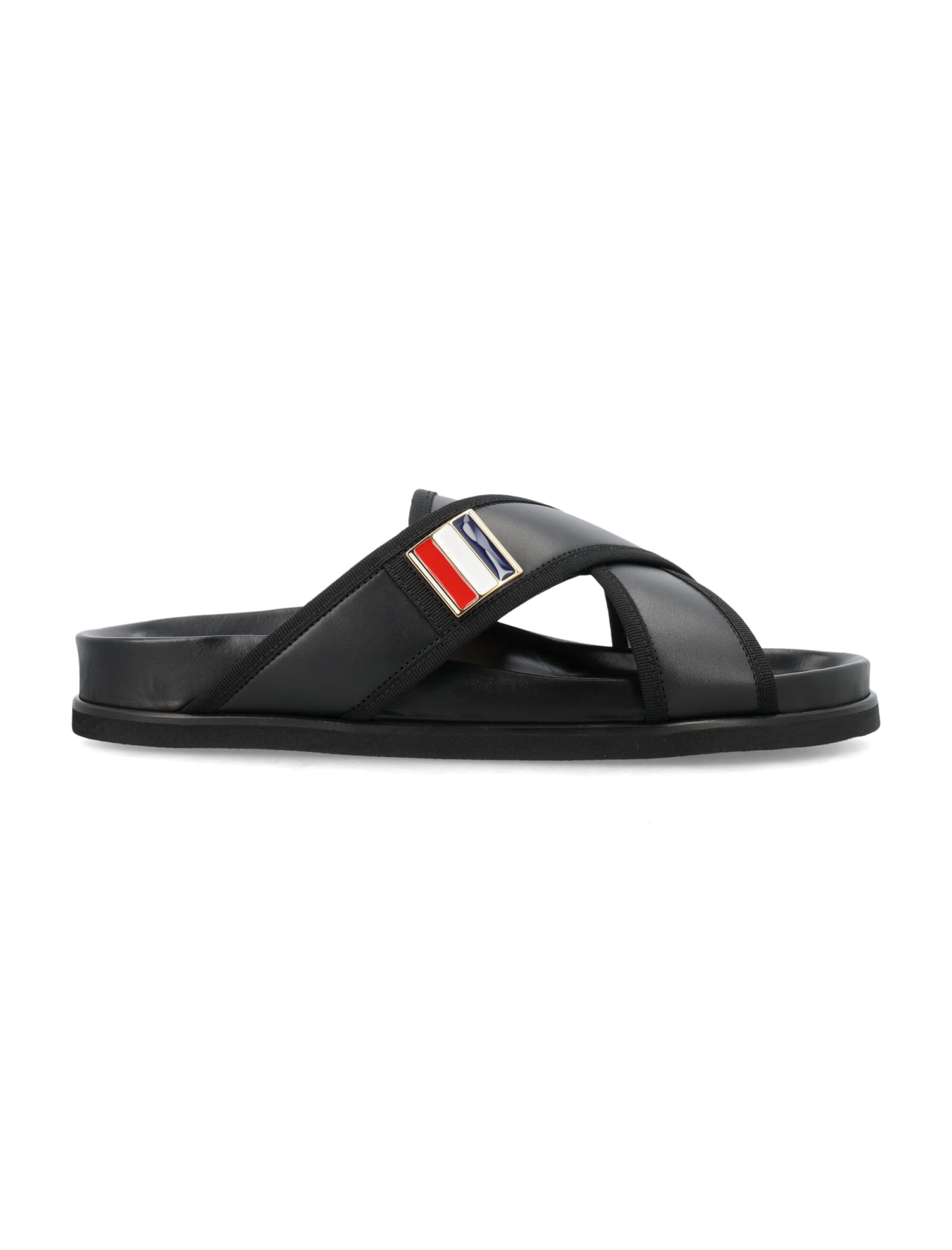 Criss Cross Loafer Sandal