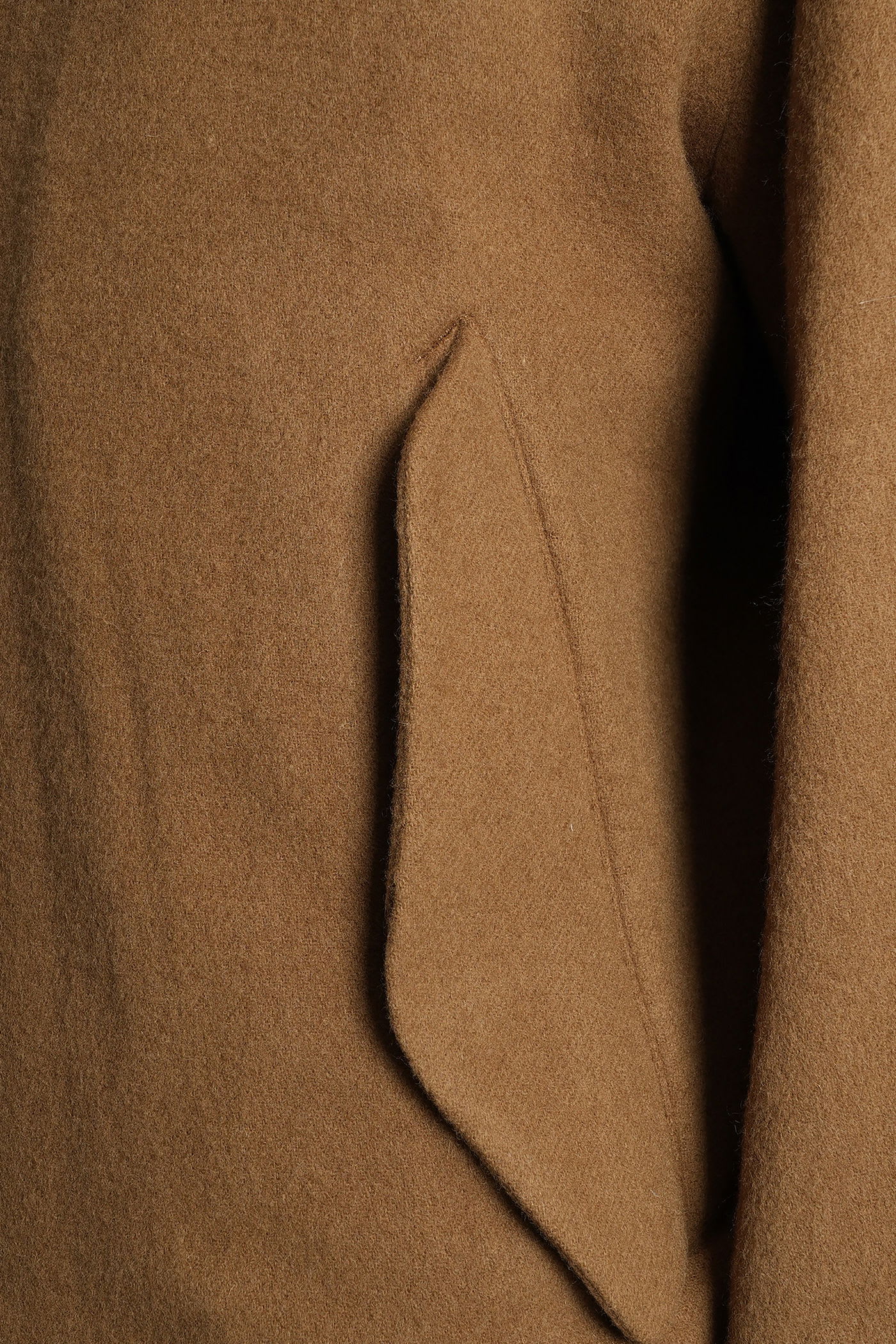 Attachment Casual Jacket In Camel Wool In Brown