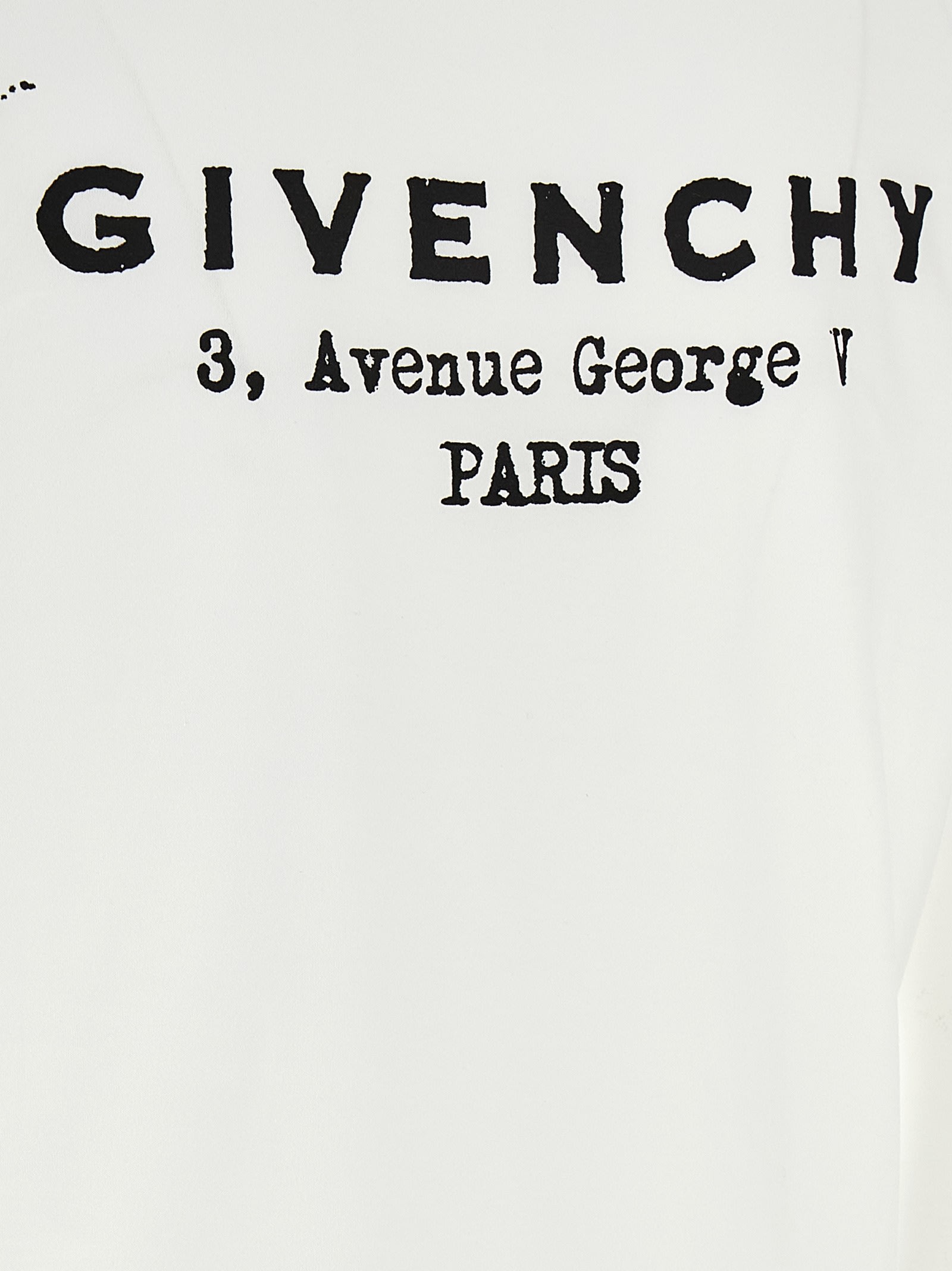 Givenchy Regular Fit Cotton T-shirt With Logo Design In White
