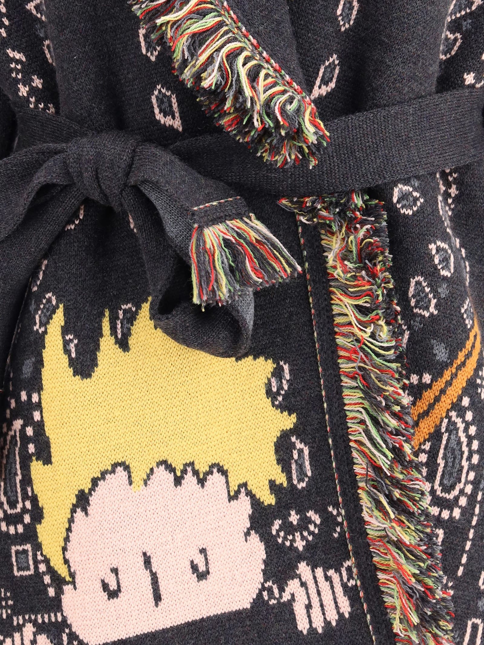 Alanui Collab The Little Prince Cardigan In Gray
