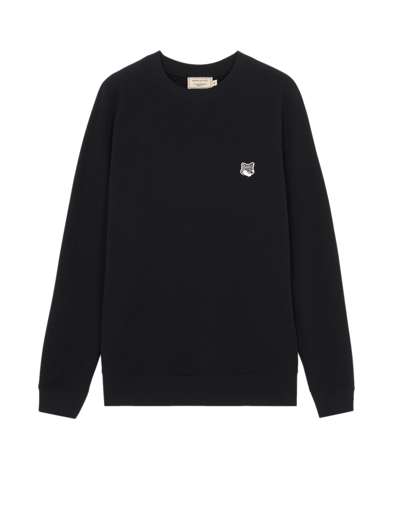 Maison Kitsuné Sweatshirt In Black Cotton