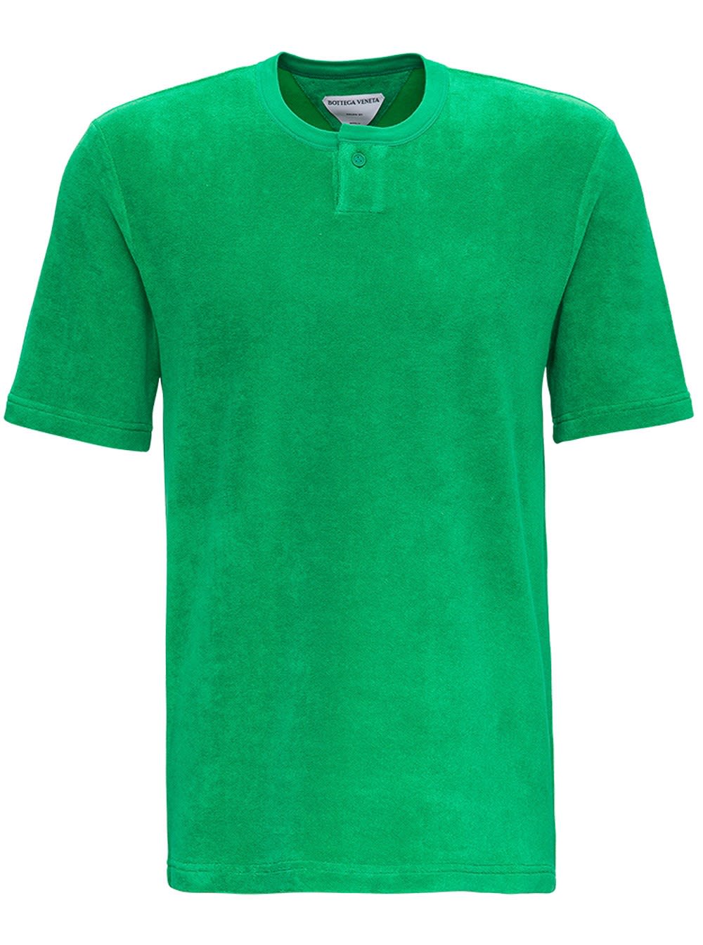 Bottega Veneta Green Terry Cloth T-shirt