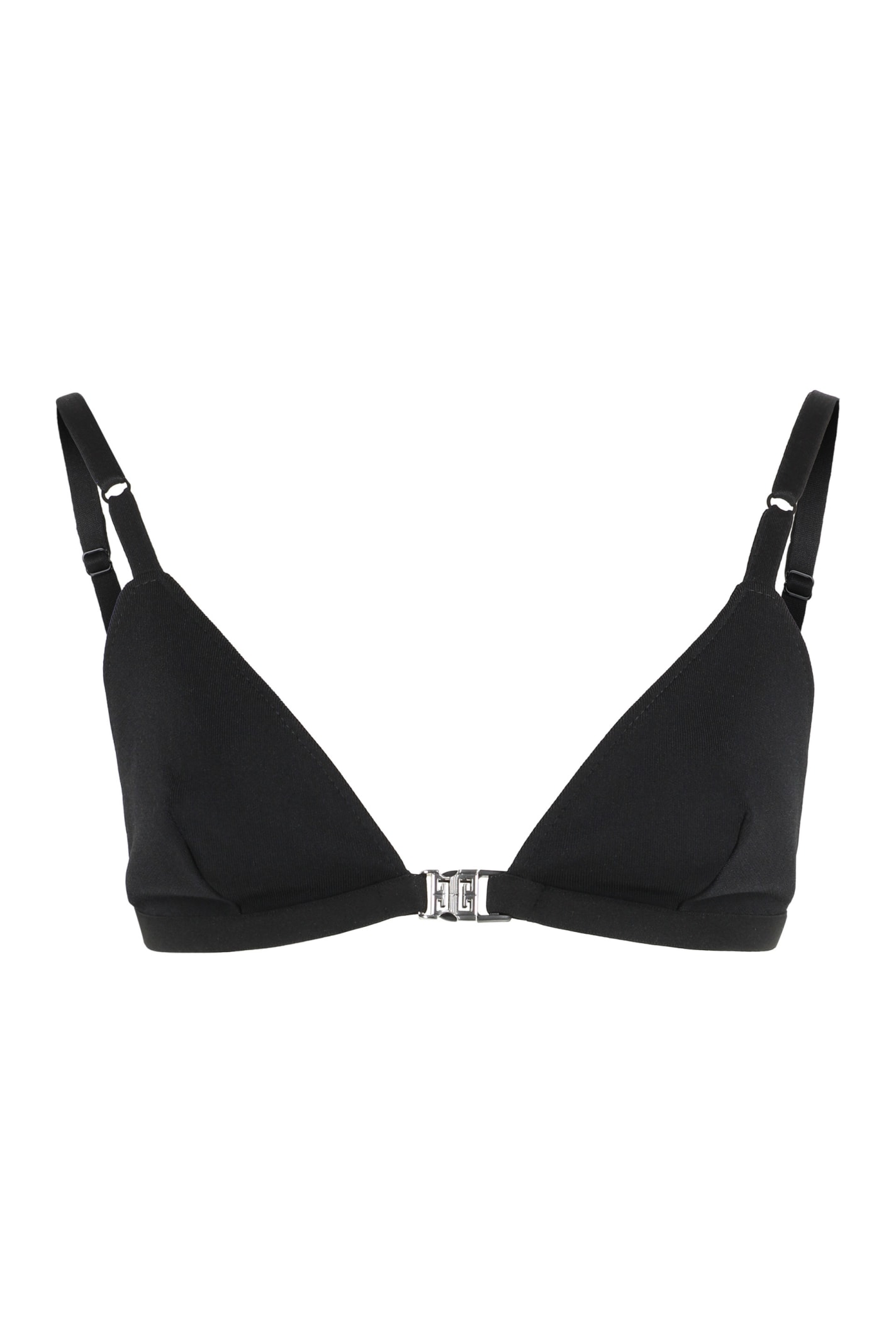 Shop Givenchy Triangle Bra In Black