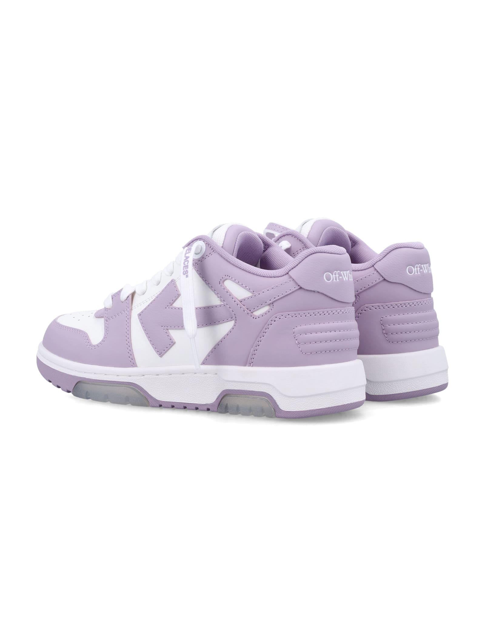 Off-white Out Of Office Womans Sneakers In Purple