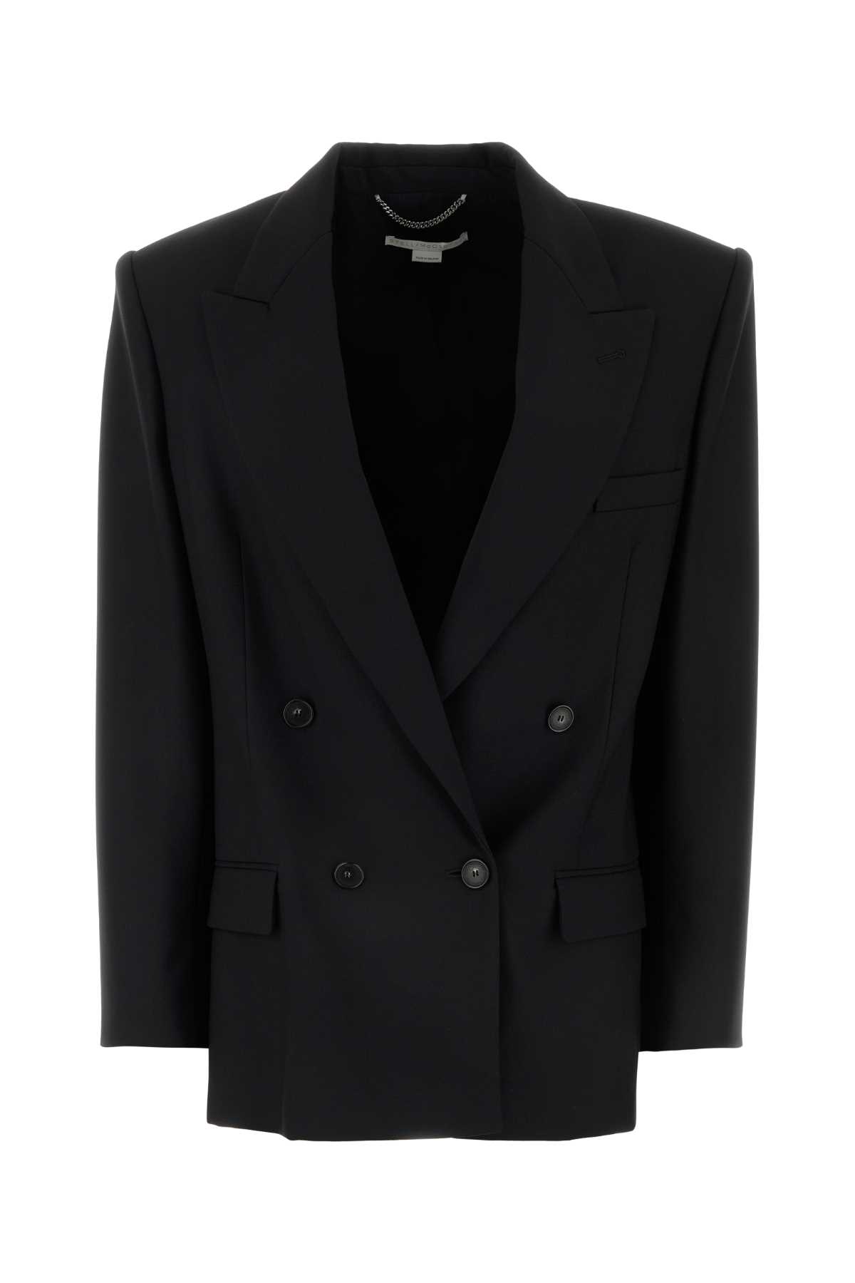 Shop Stella Mccartney Black Wool Blazer