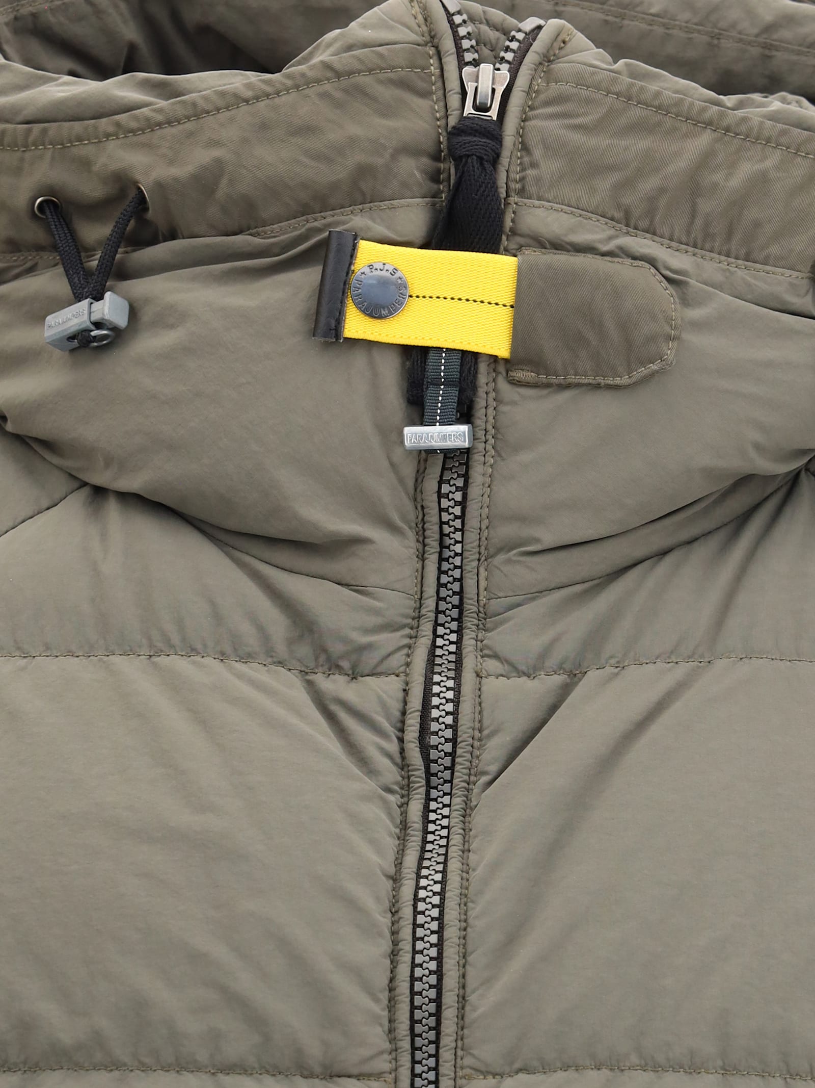 Parajumpers Hooded Quilted Jacket In Green