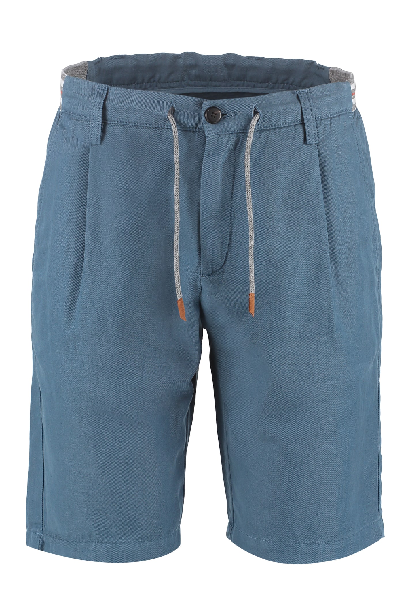 Eleventy Cotton And Linen Bermuda-shorts