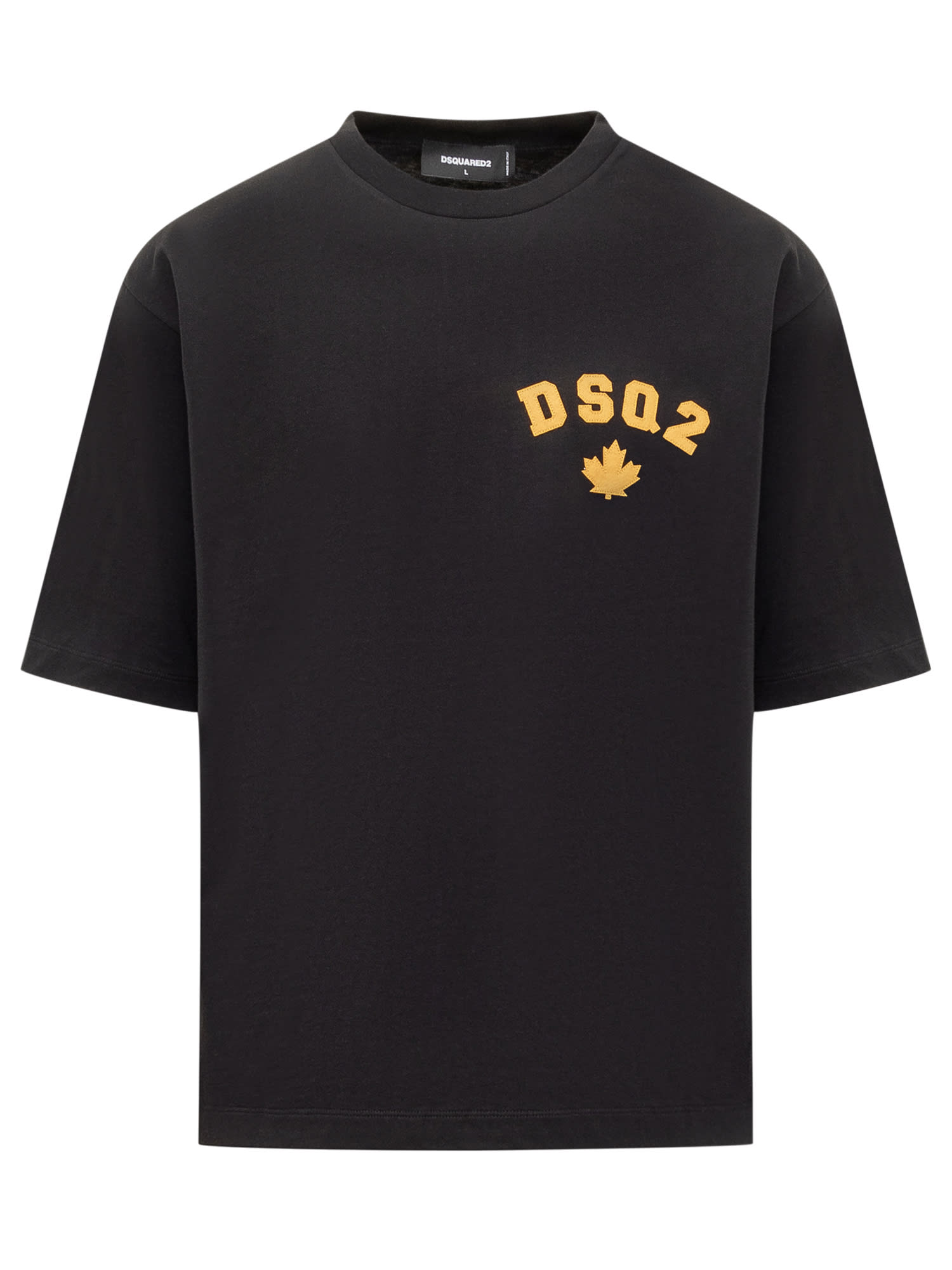 Shop Dsquared2 Loose Fit T-shirt In Black