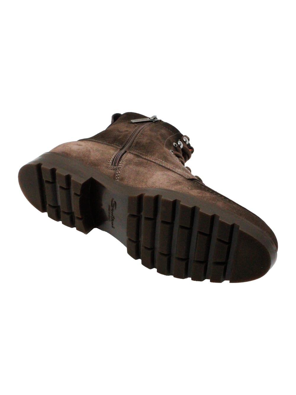 Santoni Suede Boots In Brown