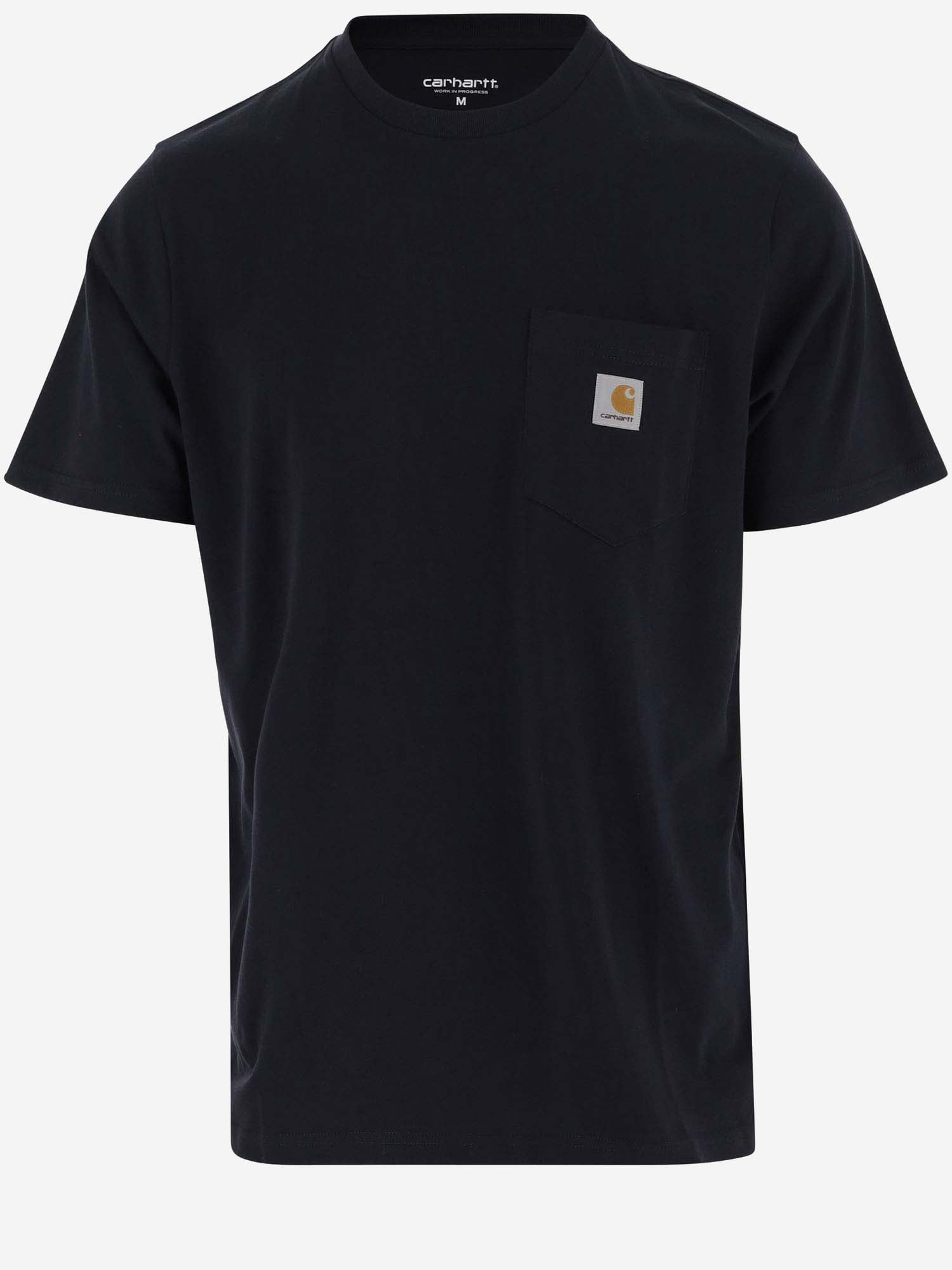Shop Carhartt Cotton T-shirt With Logo In Blue
