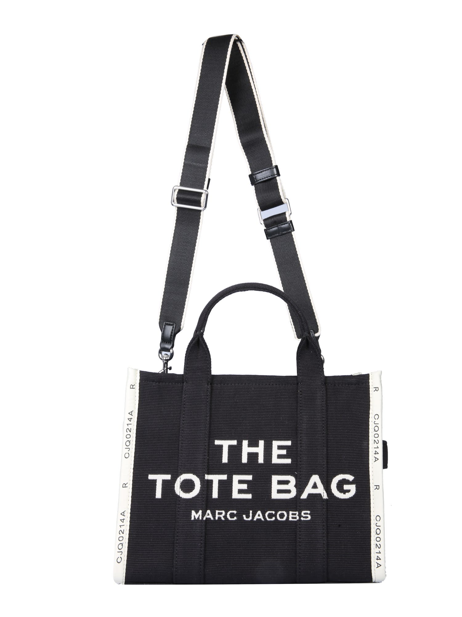Marc Jacobs Structured Medium Tote With Dual Handles In Black