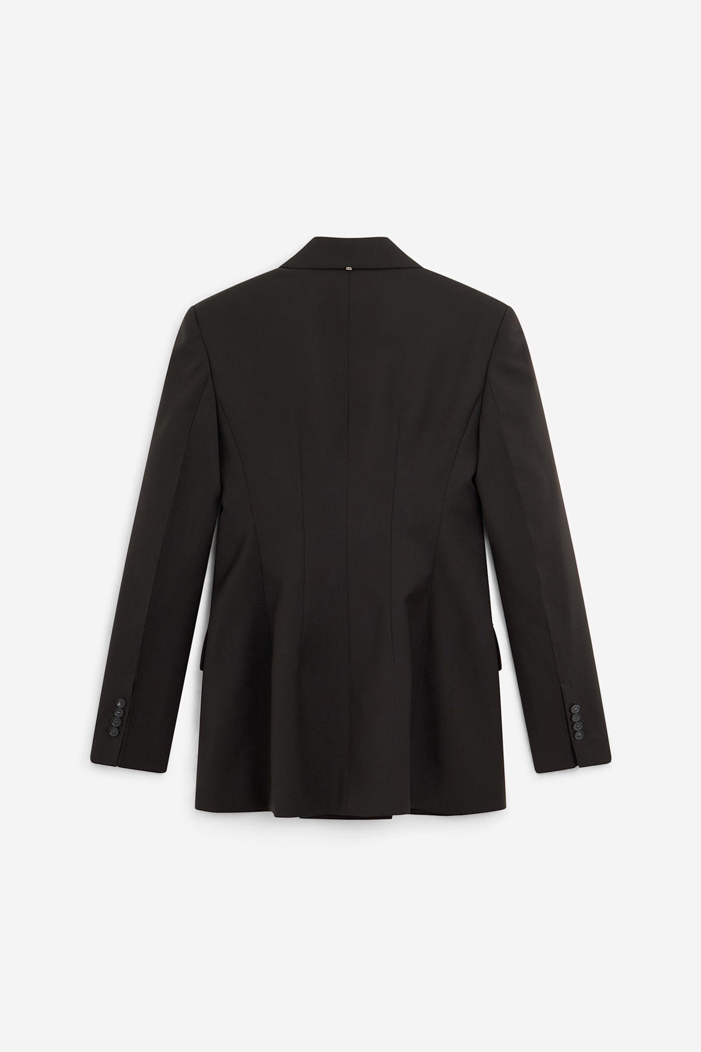 Sportmax Double-breasted Wool Suit In Brown
