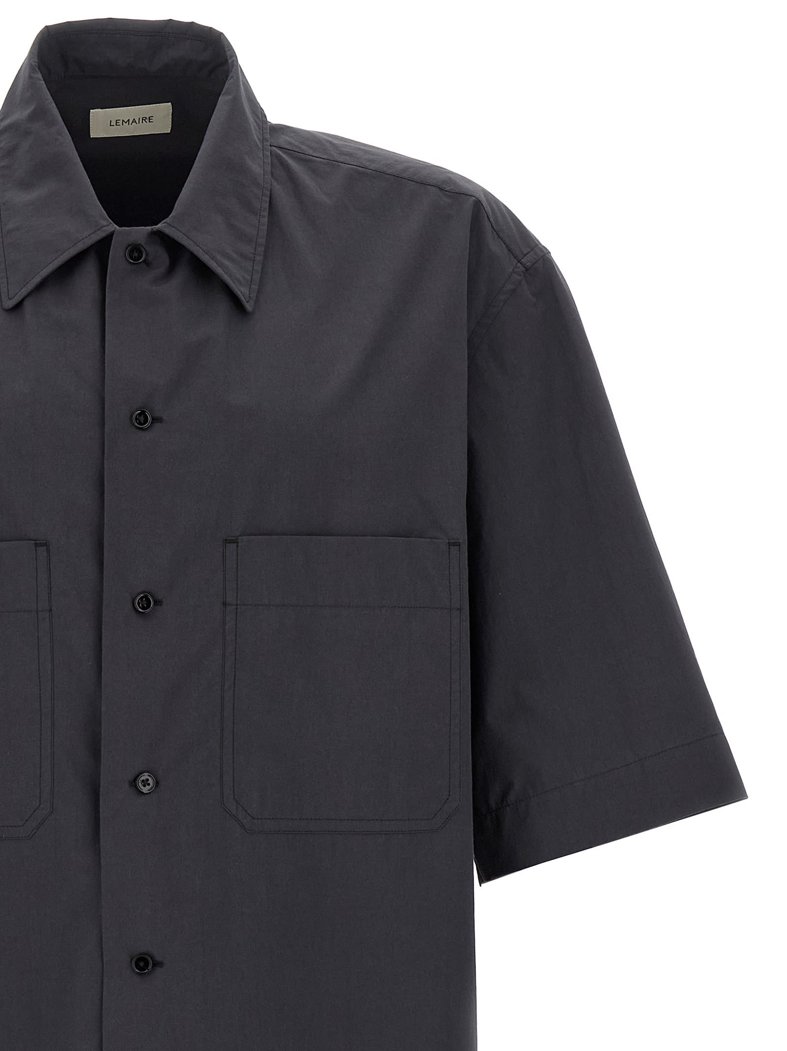 Lemaire 'utility' Shirt With Chest Pockets And Straight Hem