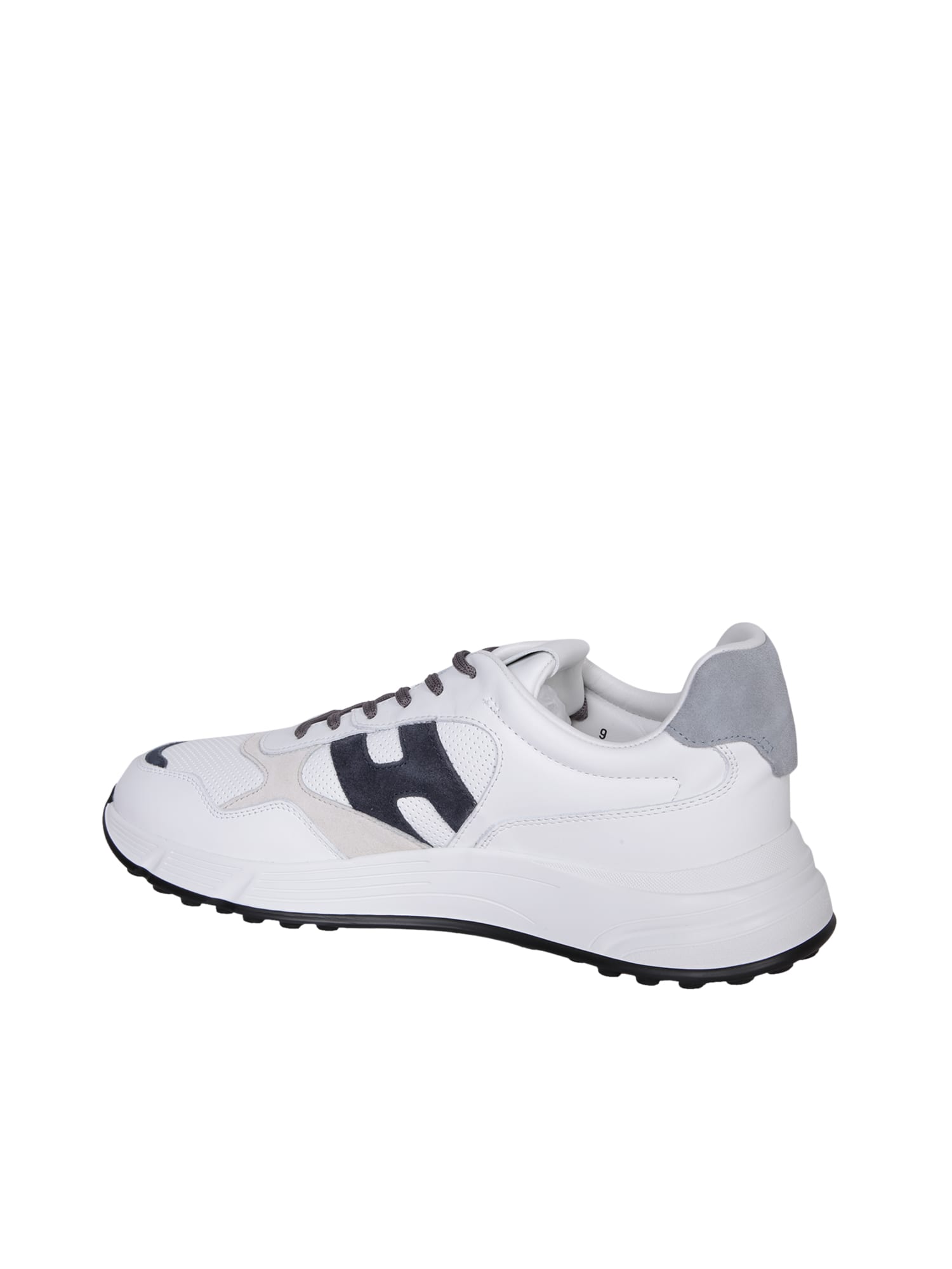 Shop Hogan Hyperlight White/blue Sneakers