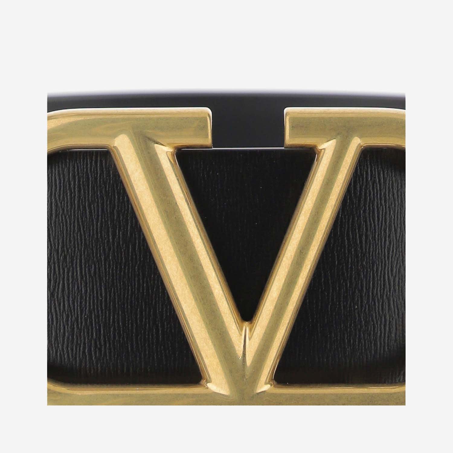 Shop Valentino Vlogo Signature Belt In Black