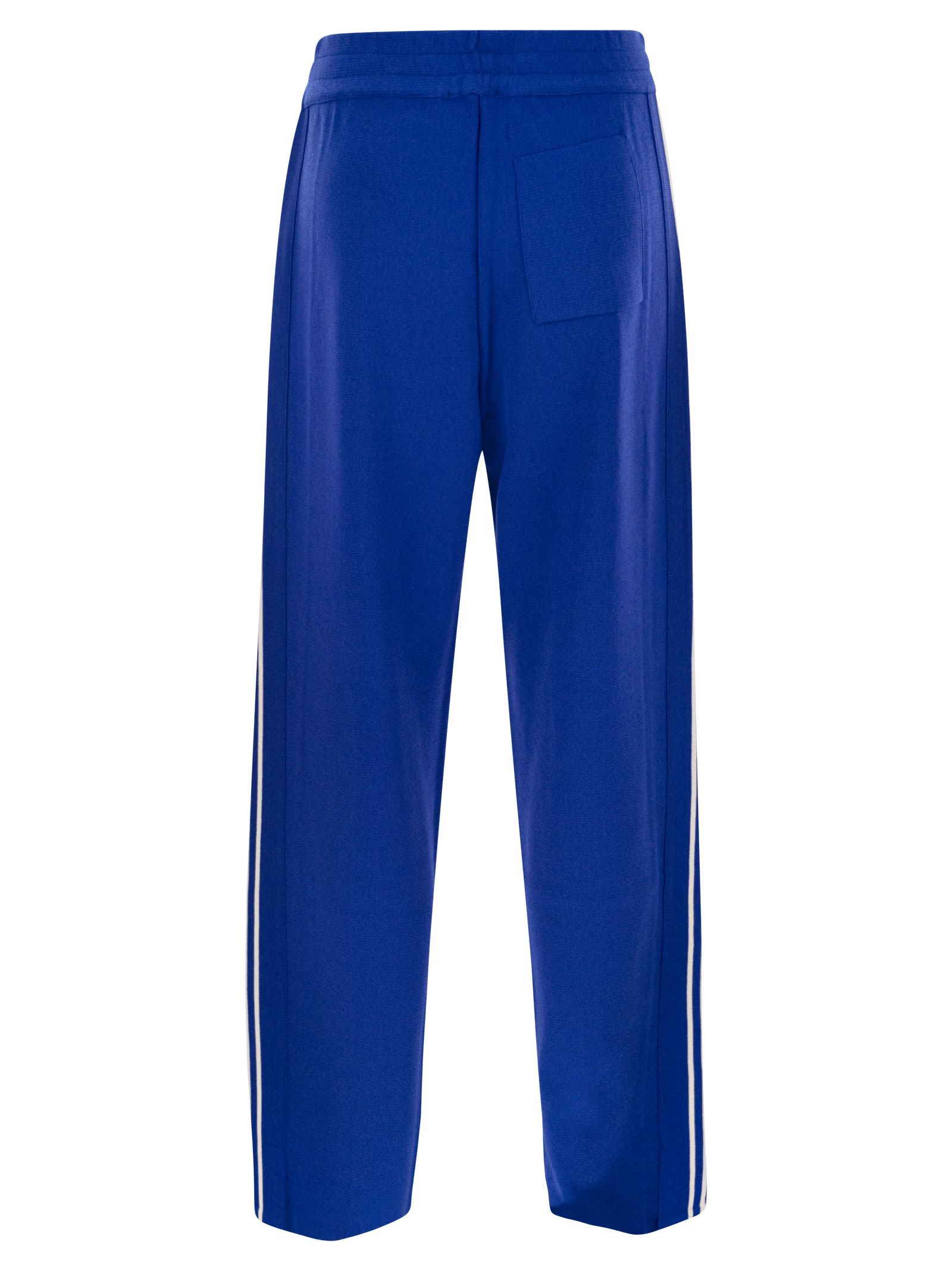 Autry Knitted Viscose Joggers In Bluette