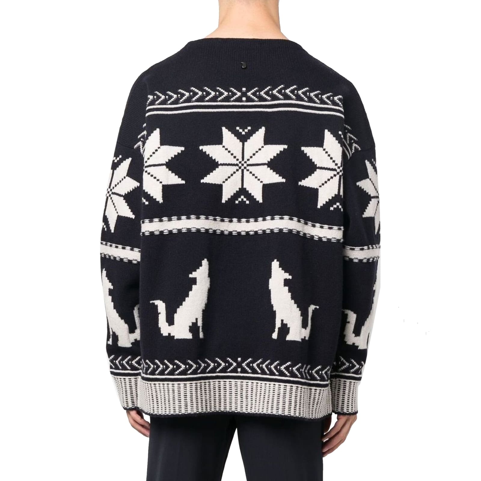 Shop Etro Embroidered Cotton Sweater In Blue
