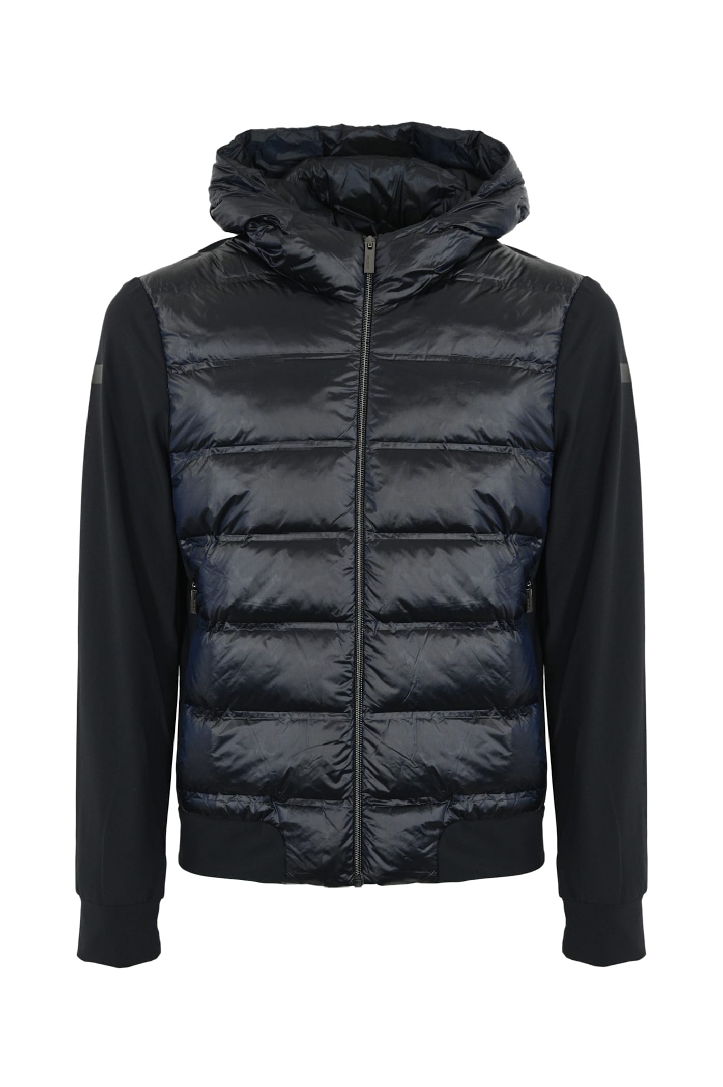 Rrd - Roberto Ricci Design Winter Duck Zip Soft Duck Down Jacket In Blue Black