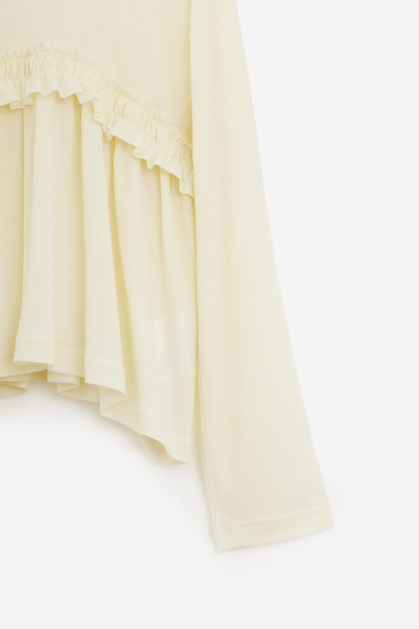 Comme Des Garçons Longsleeve In Cream