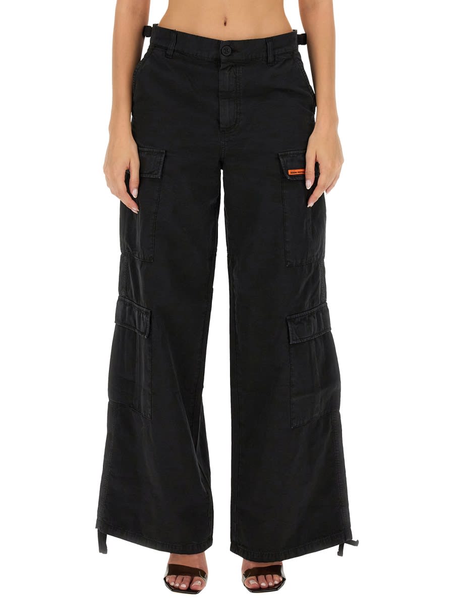 Shop Heron Preston Cargo Pants In Black