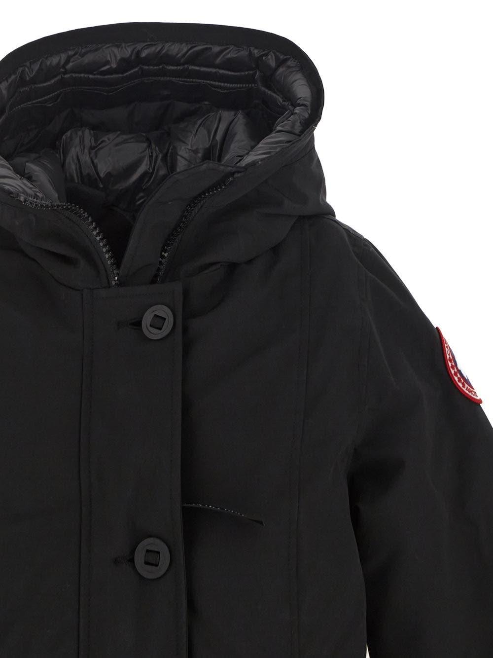 Shop Canada Goose Rossclair Parka Jacket In Black