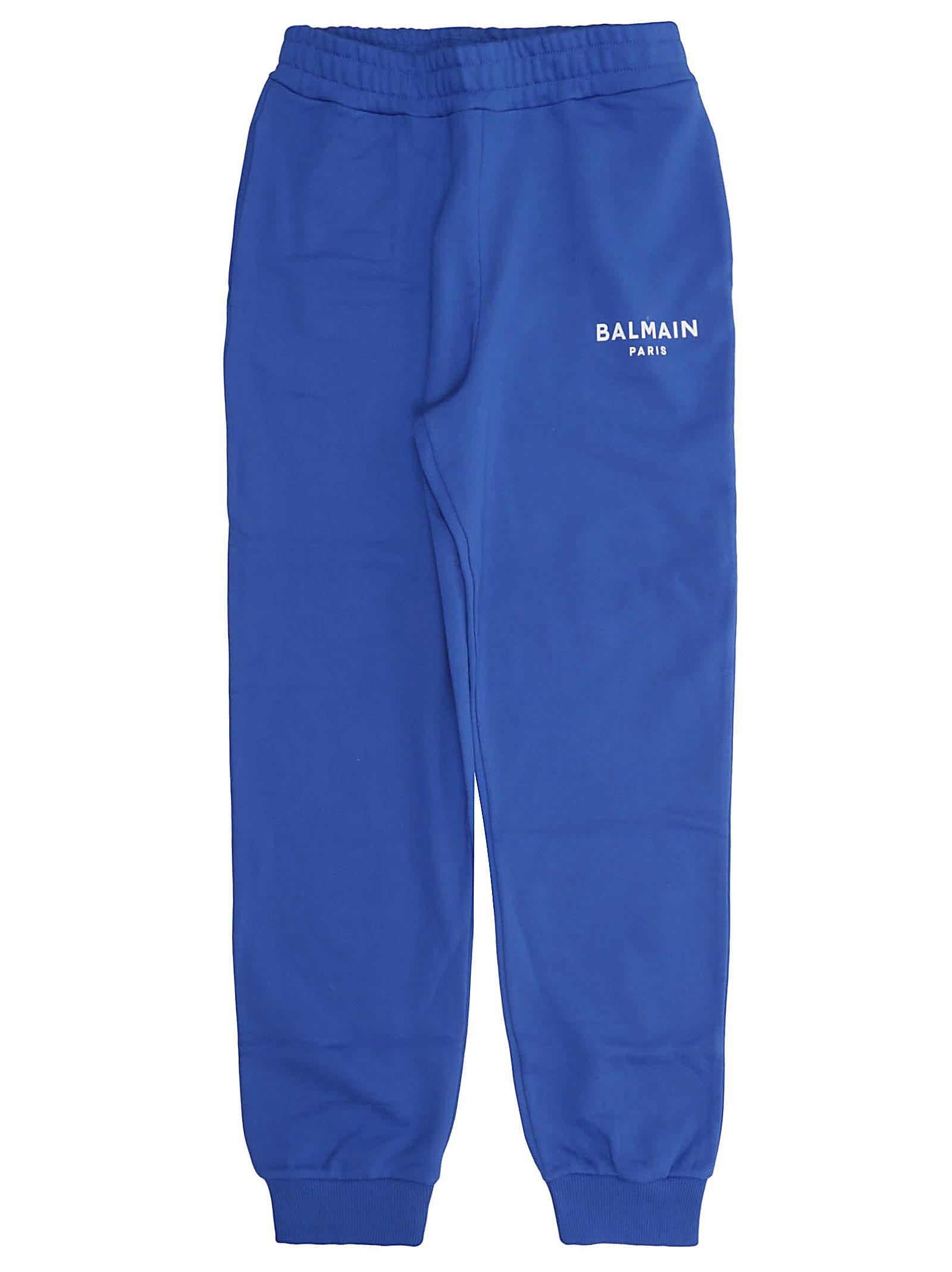 Shop Balmain Pants In Blu