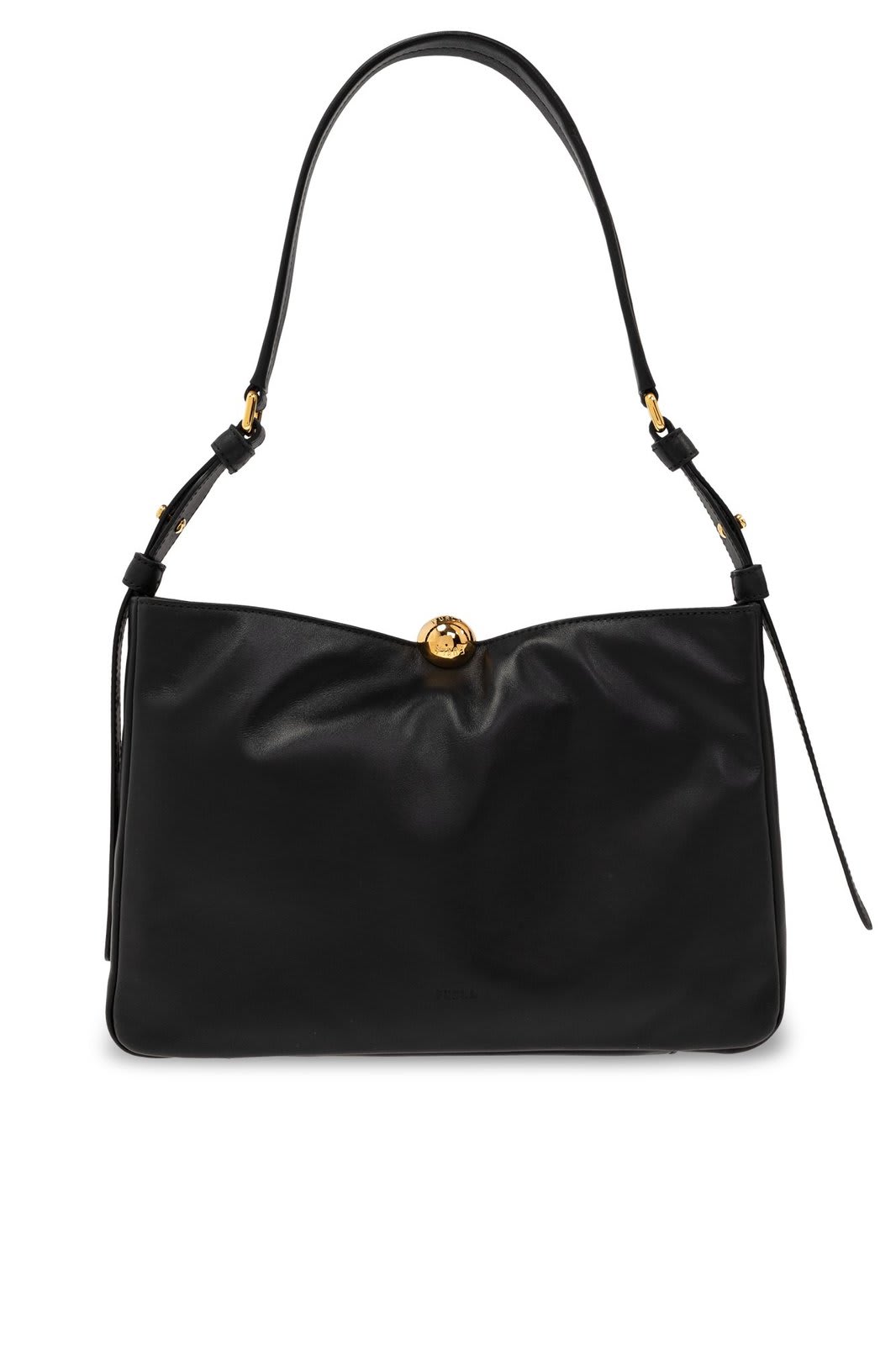 Furla Sfera Soft M Shoulder Bag In Black